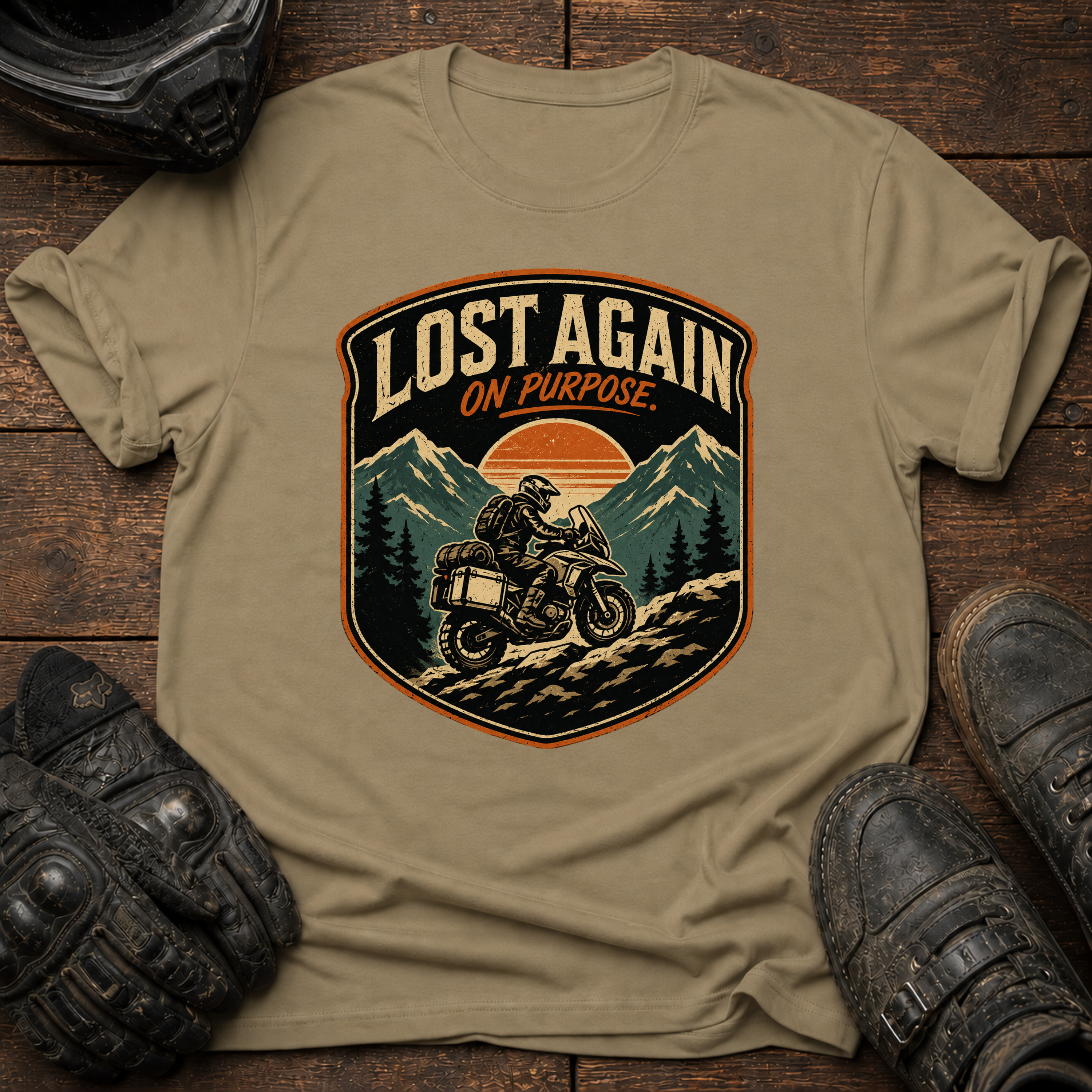 Lost Again Badge T-Shirt