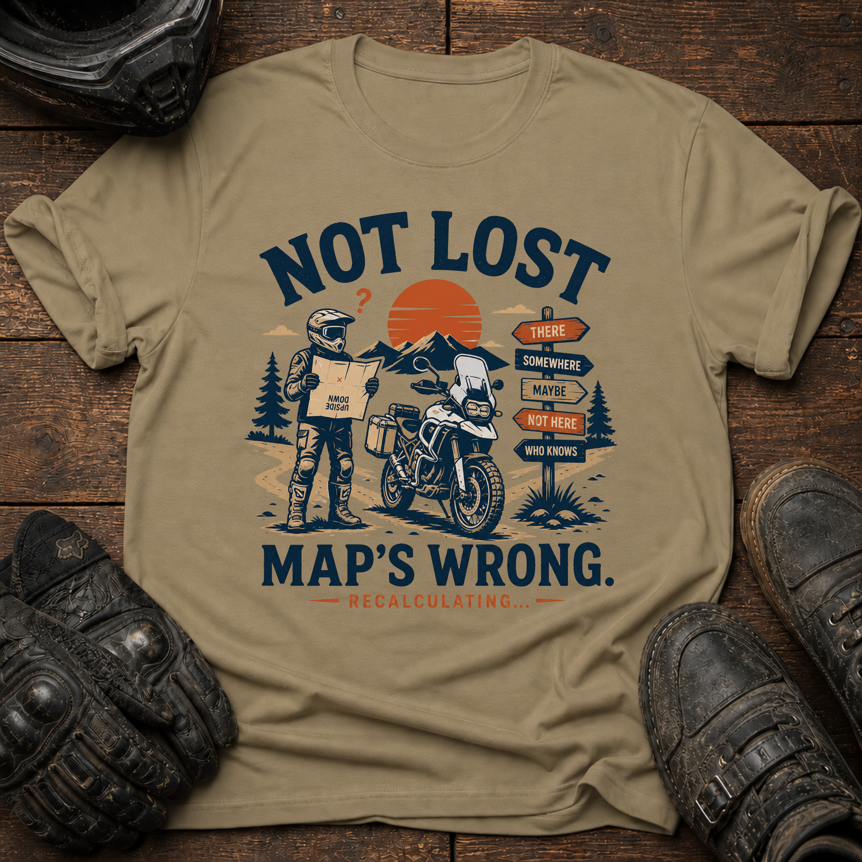 Not Lost, Maps Wrong T-Shirt