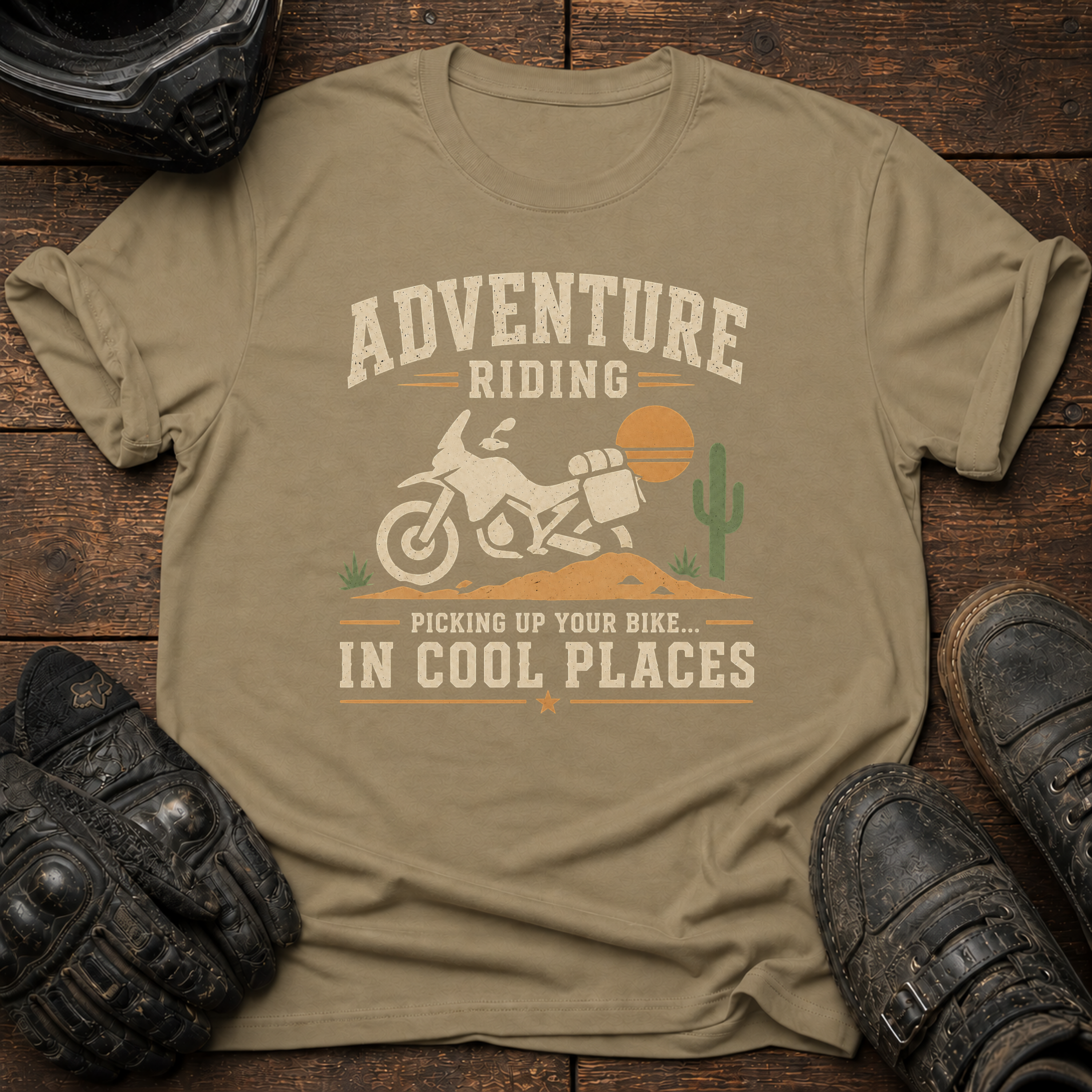 Picking Bike In Cool Places T-Shirt