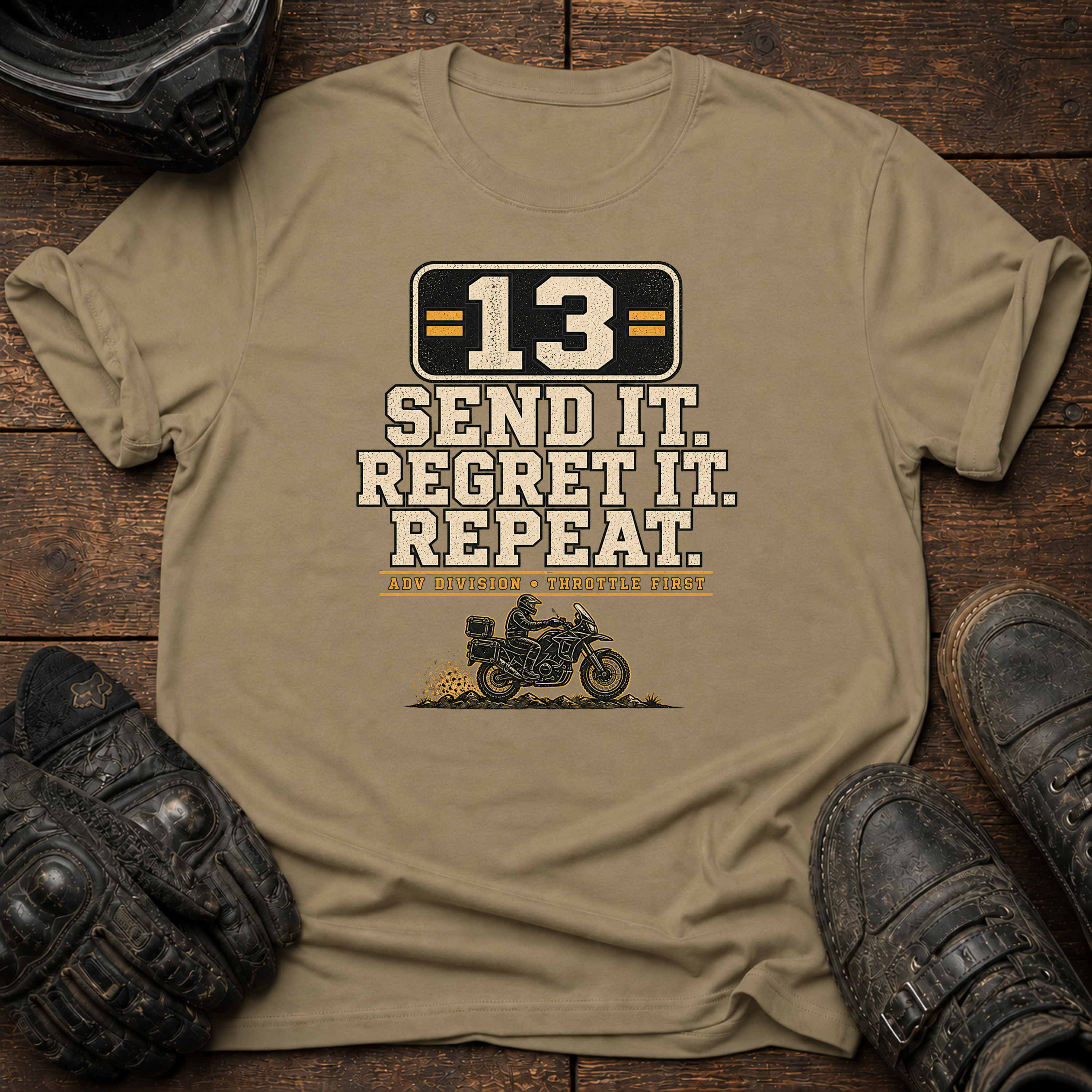 Send It. Regret It. Repeat Rally T-Shirt