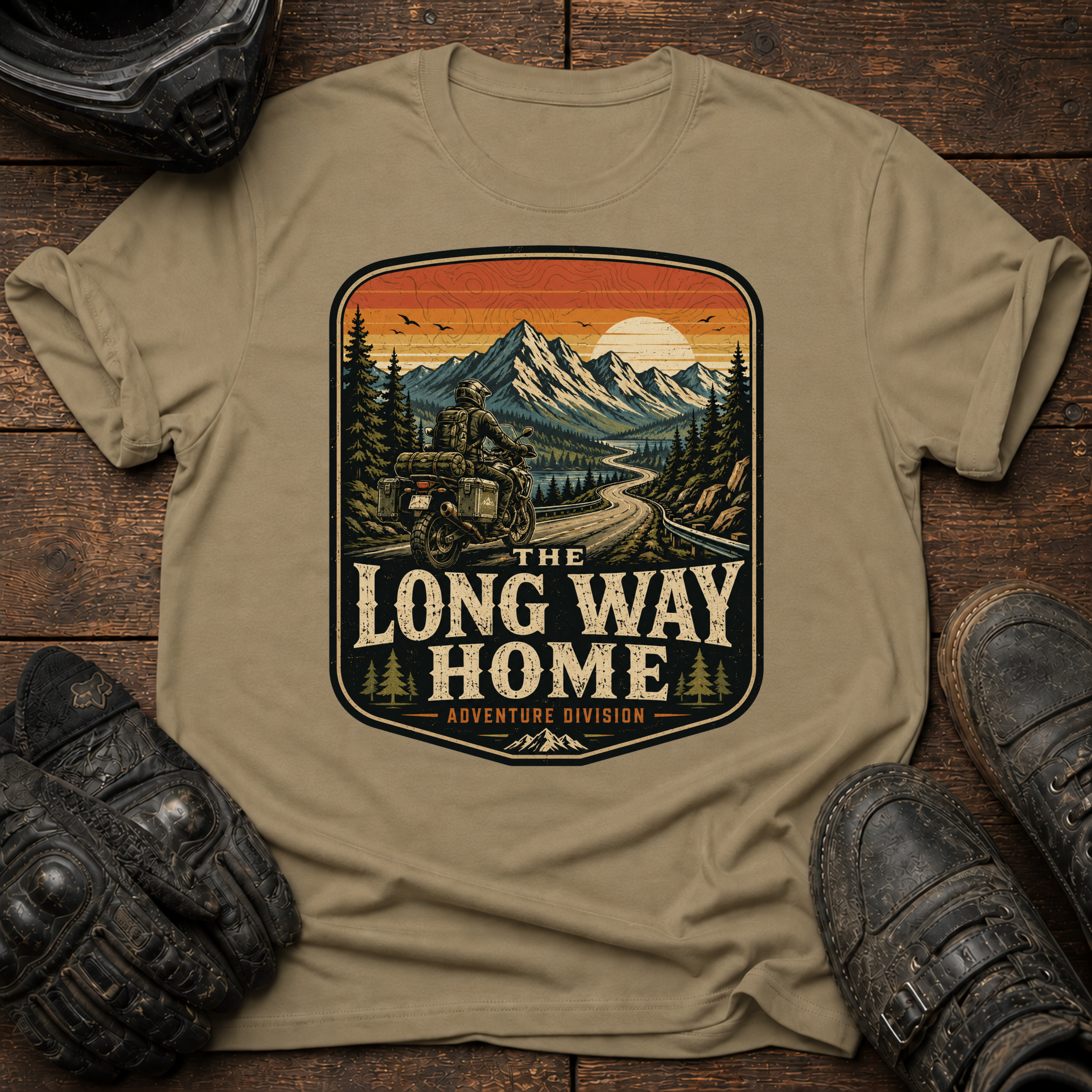 The Long Way Home, Badge T-Shirt