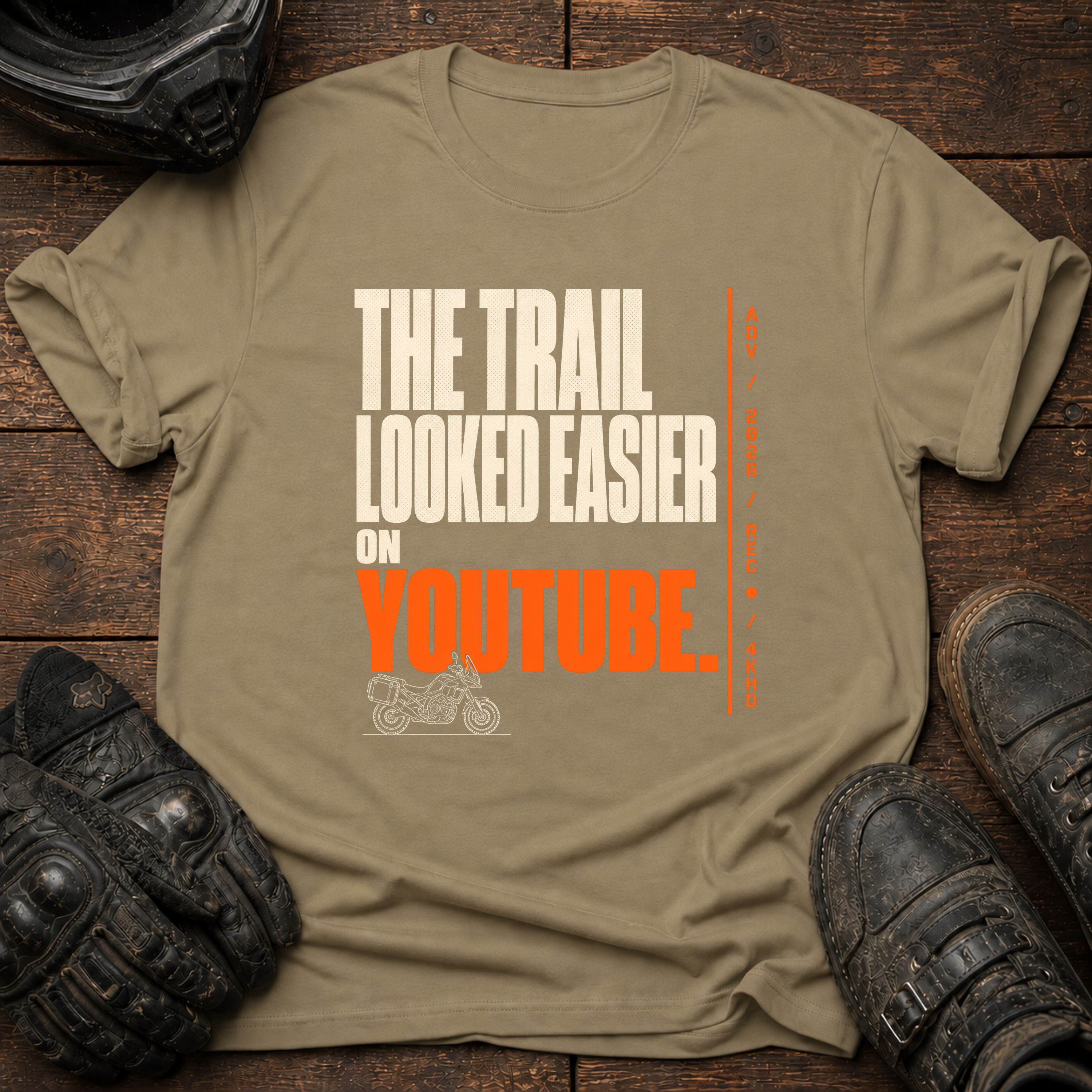 Trail Looked Easier On Youtube T-Shirt
