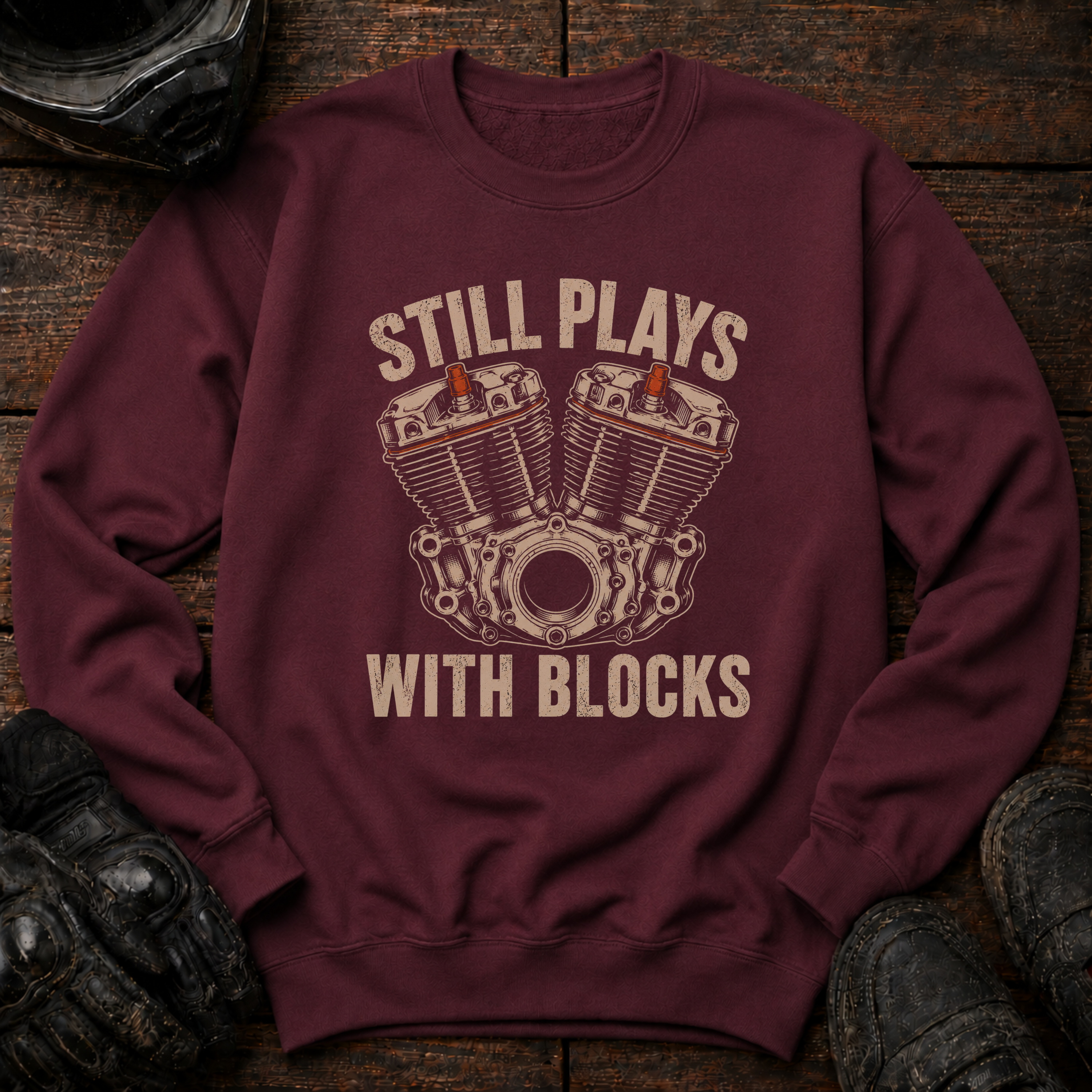 Plays With Blocks Crewneck