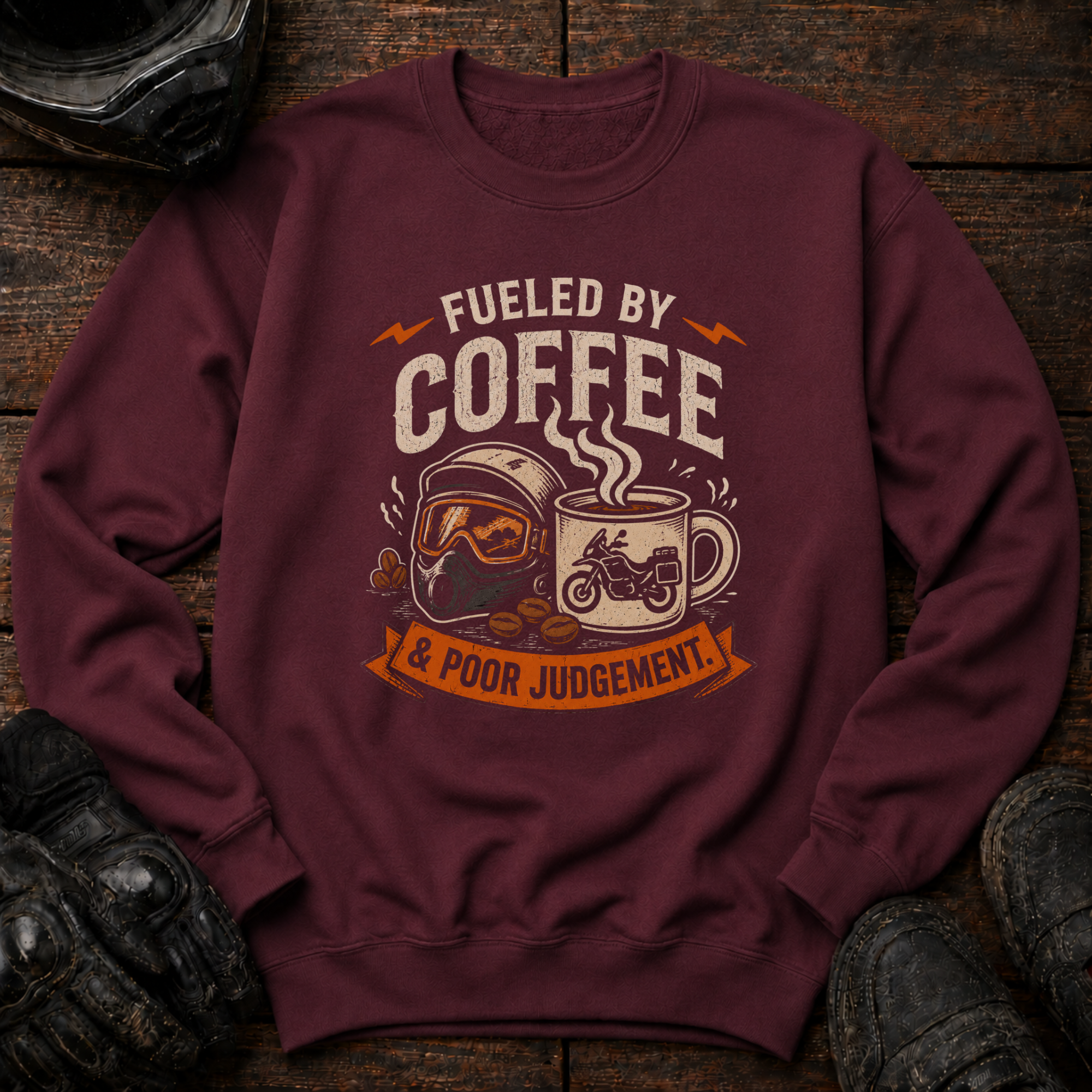 Feuled By Coffee Crewneck