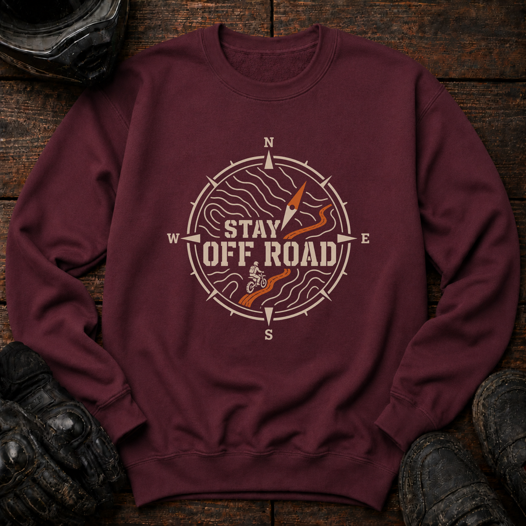 Stay Off Road Crewneck