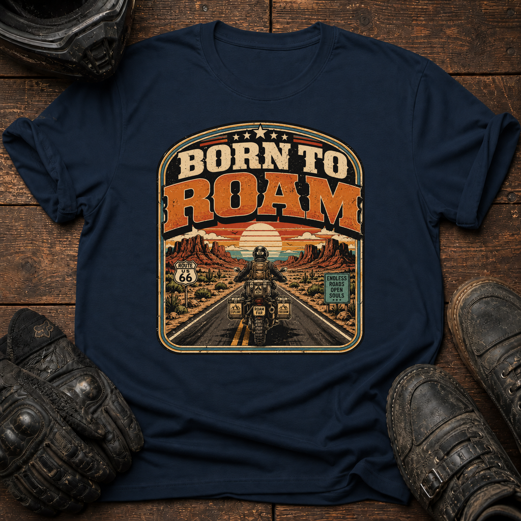 Born To Roam, Badge T-Shirt