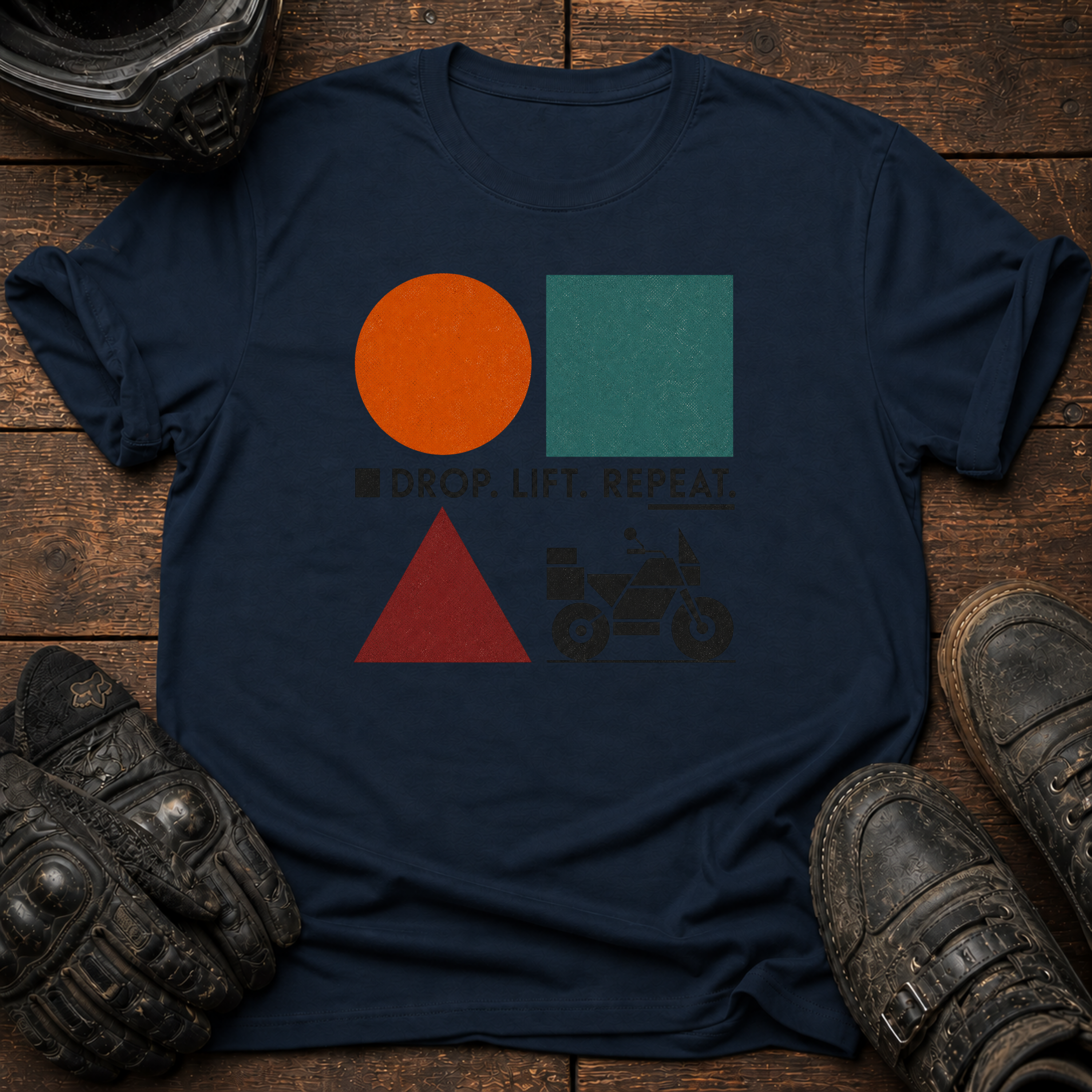 Drop. Lift. Repeat. Geo T-Shirt