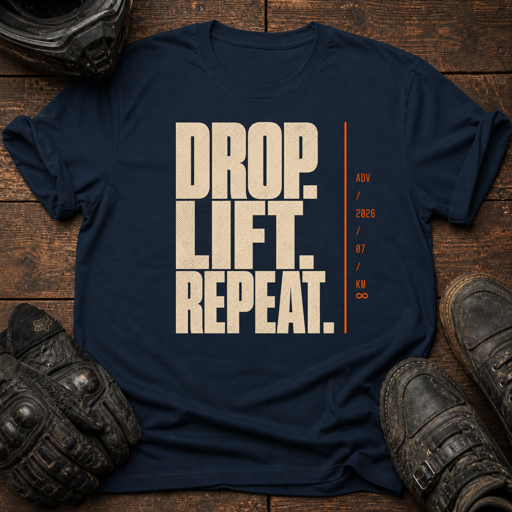 Drop. Lift. Repeat Bold T-Shirt