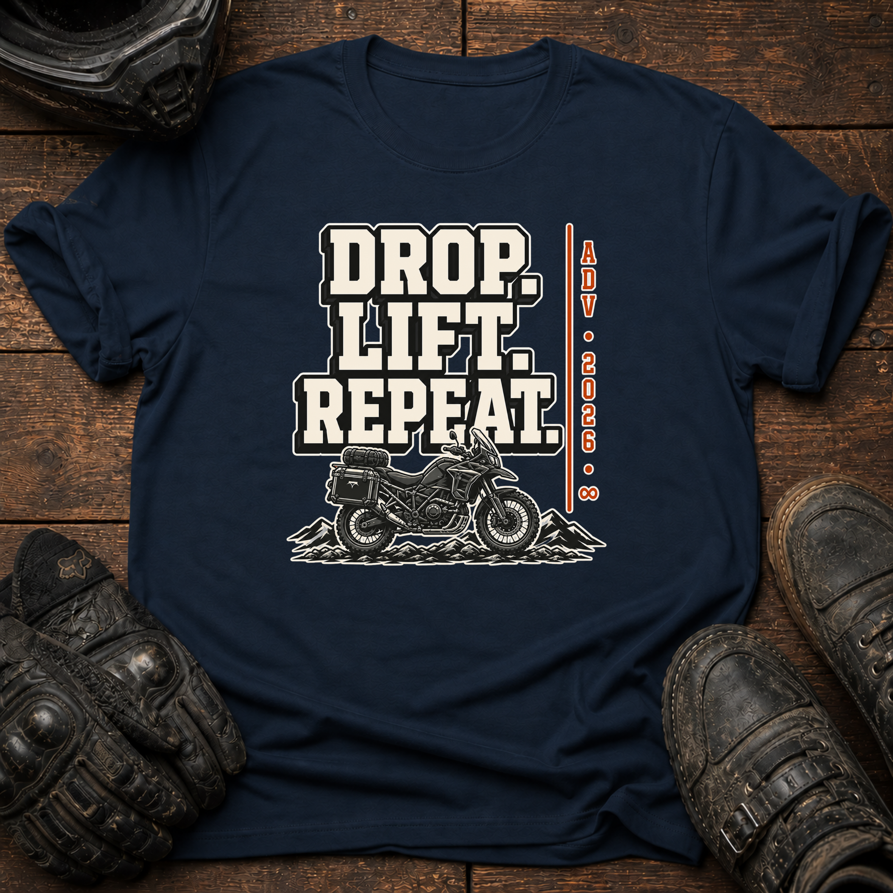 Drop. Lift. Repeat Bold T-Shirt