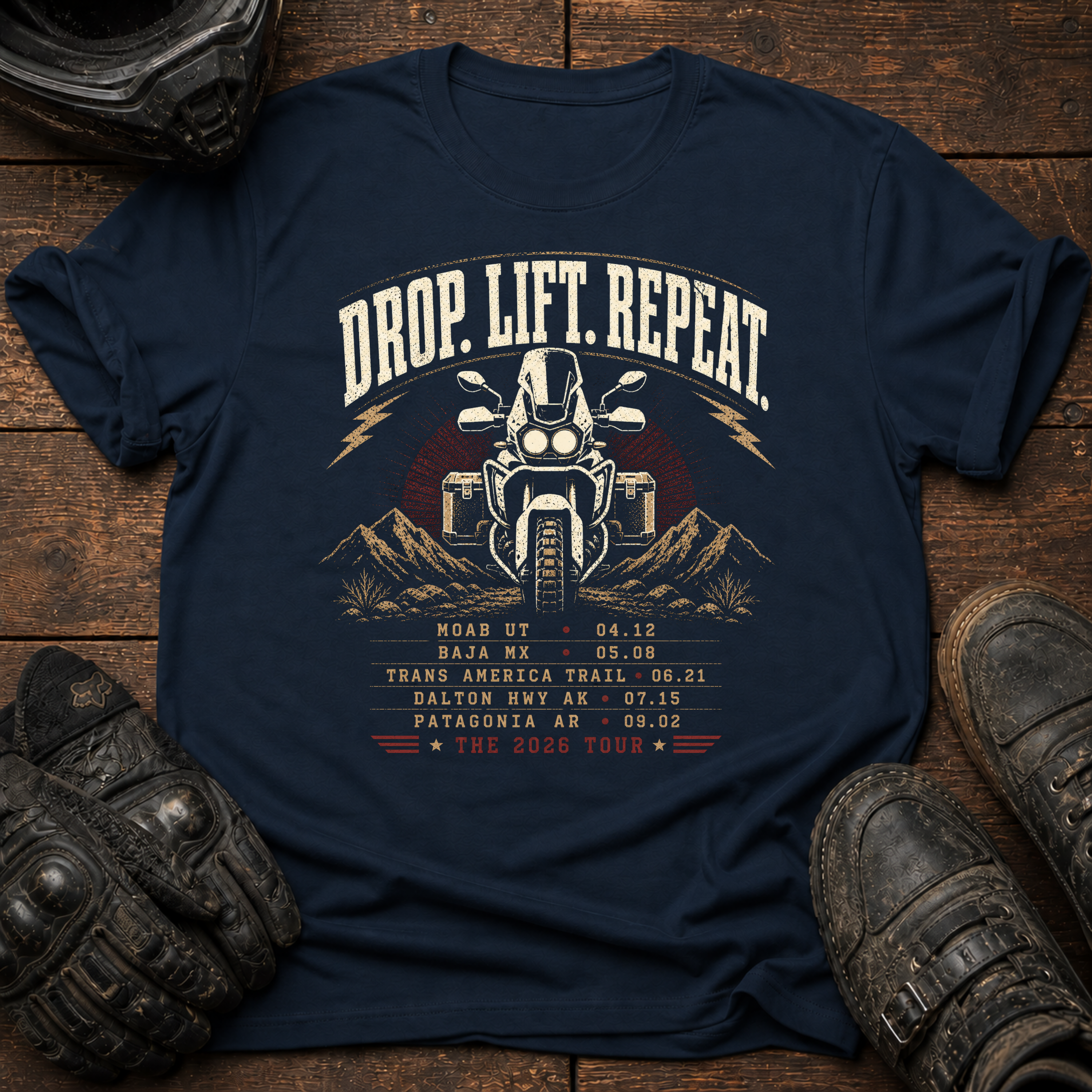 Drop. Lift. Repeat Tour T-Shirt