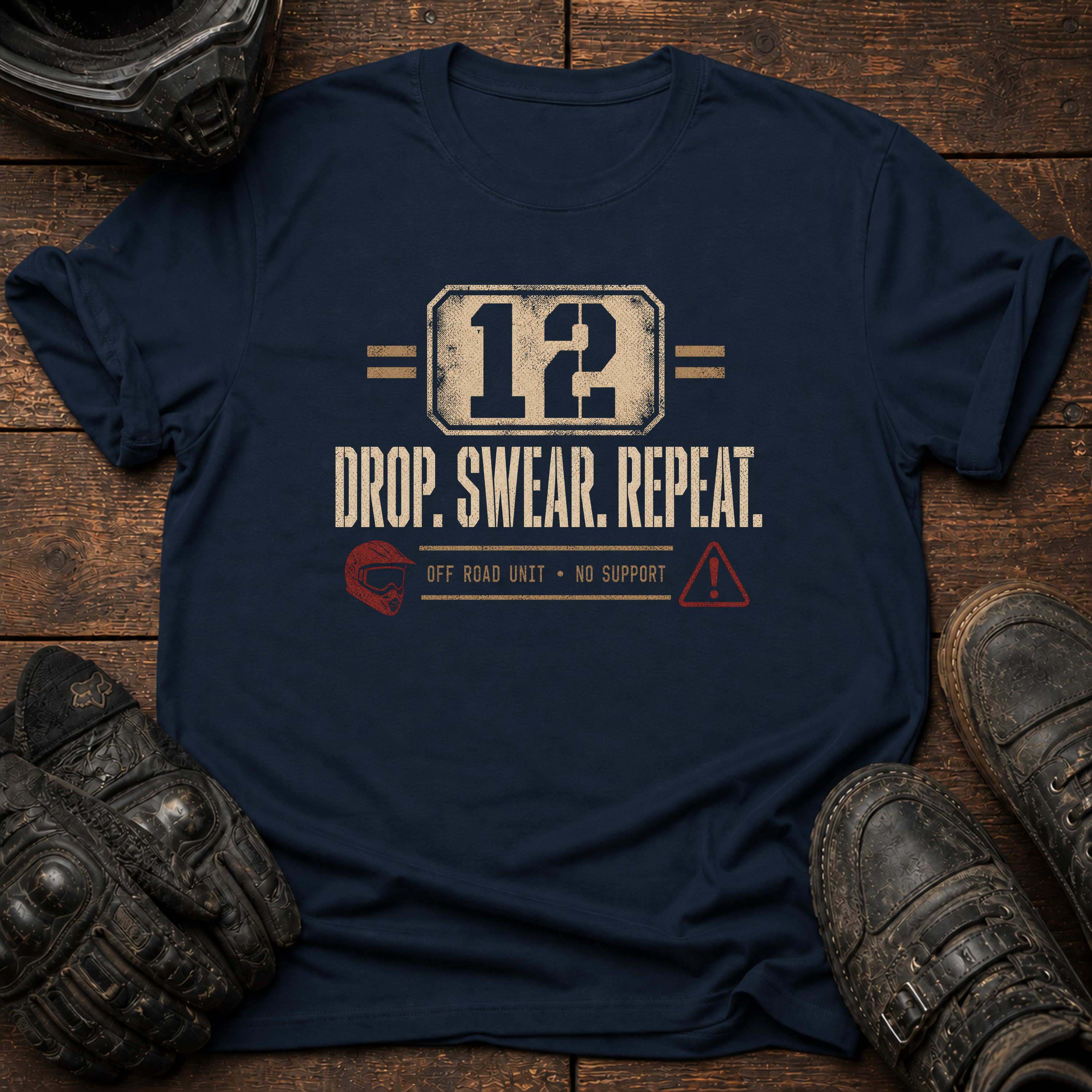 Drop. Swear. Repeat. Rally T-Shirt