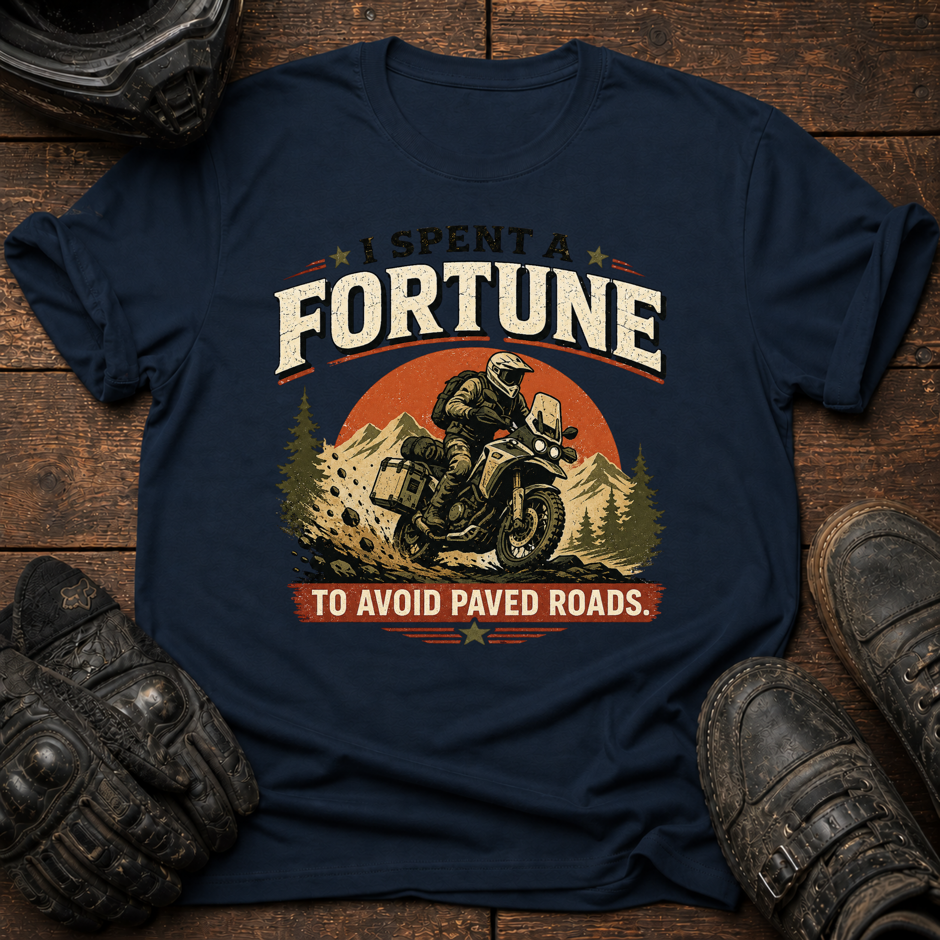 I Avoid Paved Roads T-Shirt