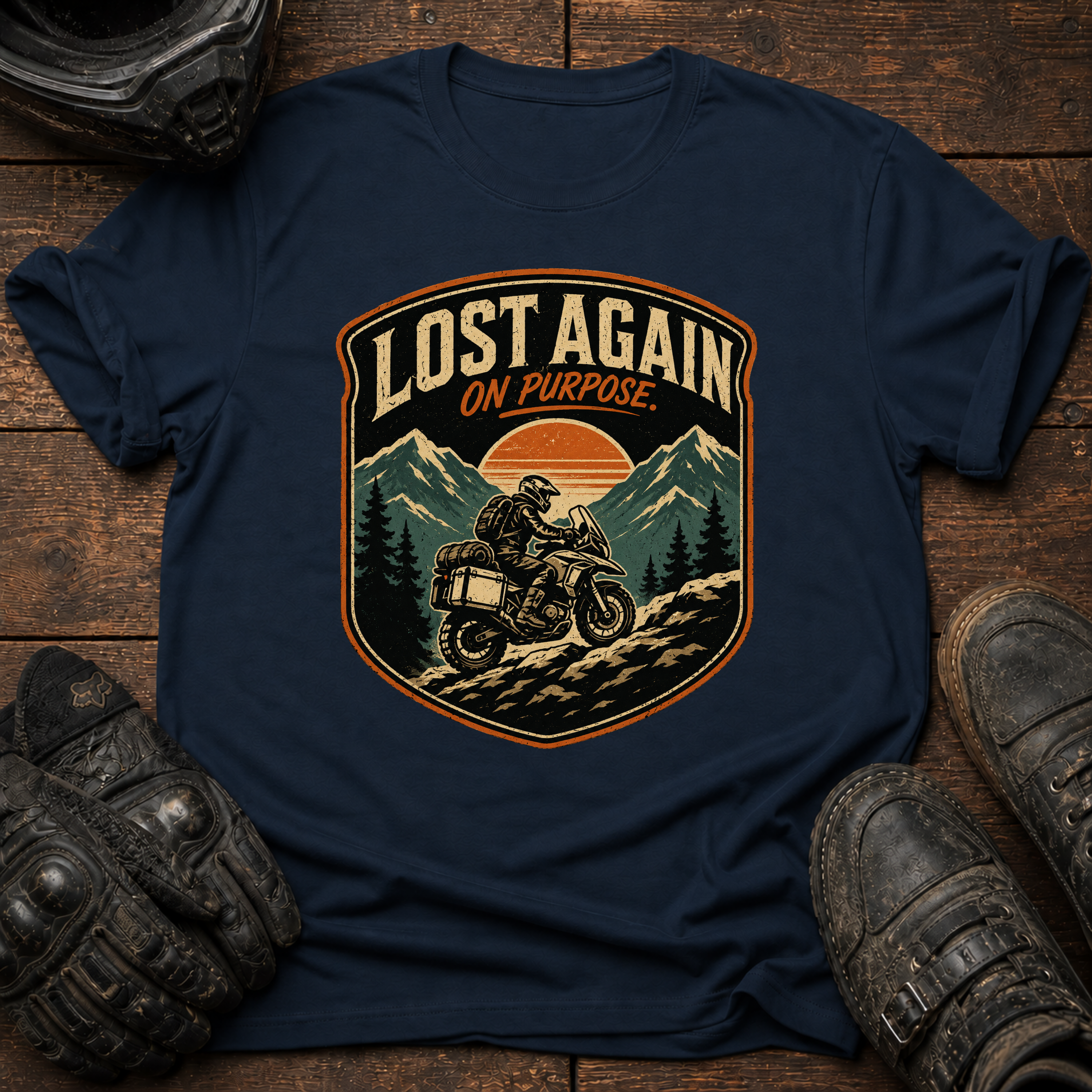 Lost Again Badge T-Shirt