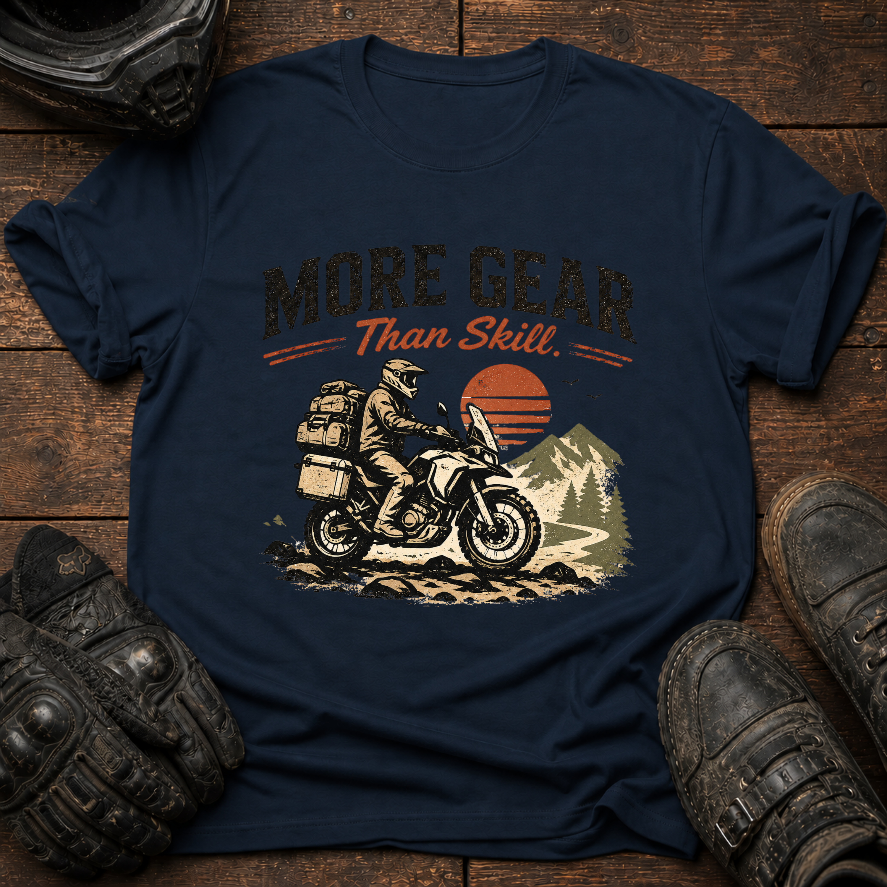 More Gear Than Skill, Retro T-Shirt