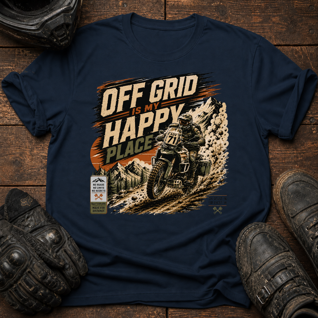 Off Grid Is My Happy Place T-Shirt