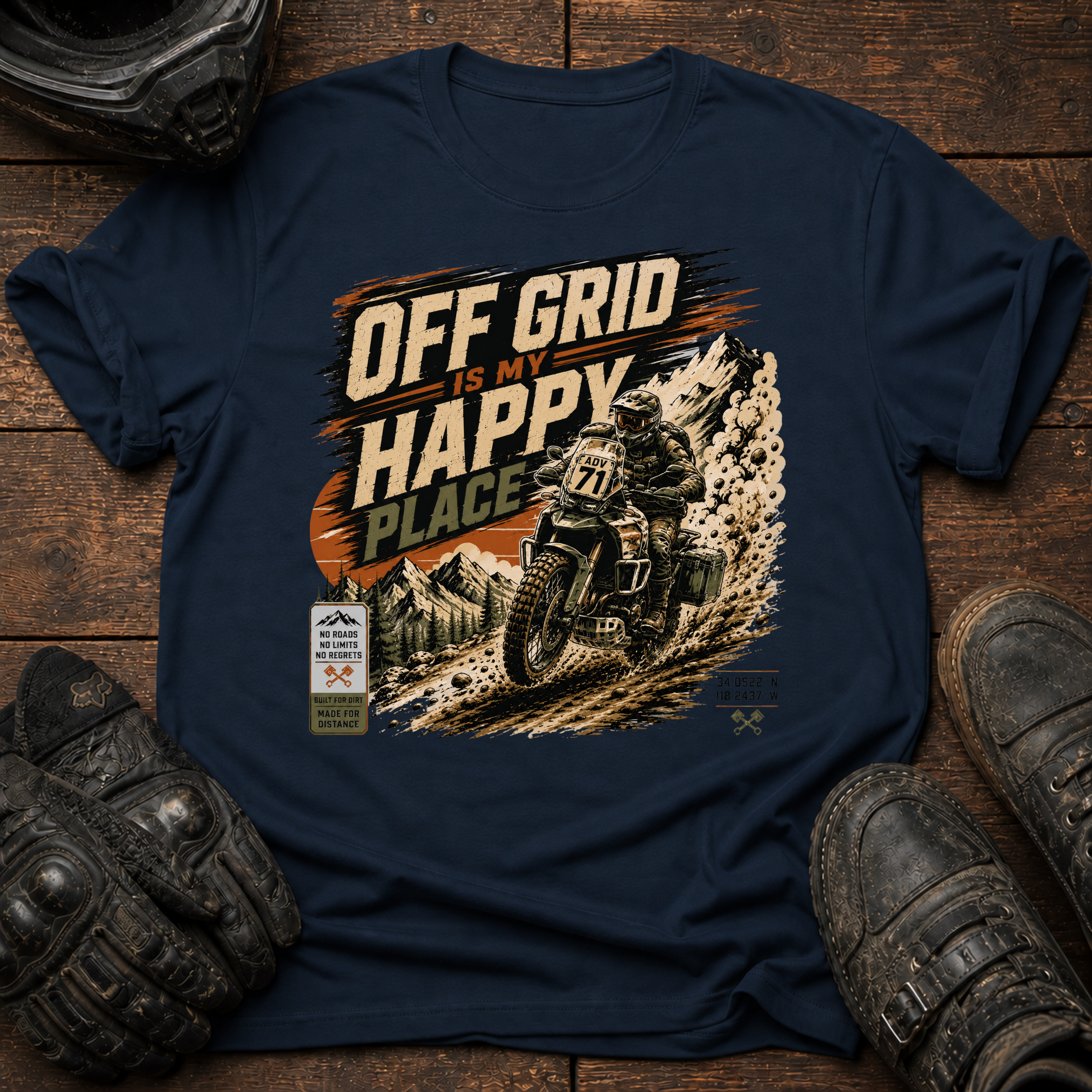 Off Grid Is My Happy Place T-Shirt