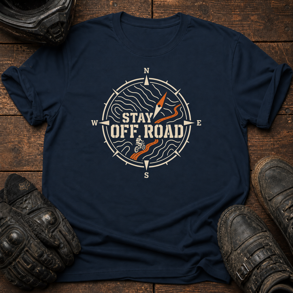 Stay Off Road Compass T-Shirt