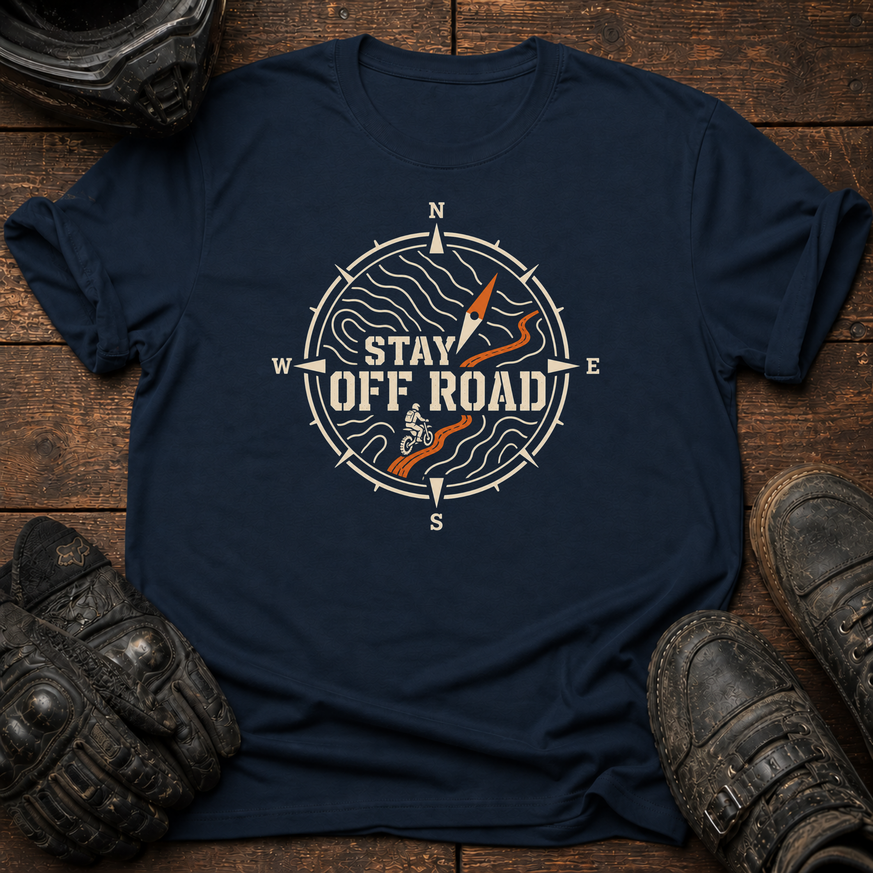 Stay Off Road Compass T-Shirt
