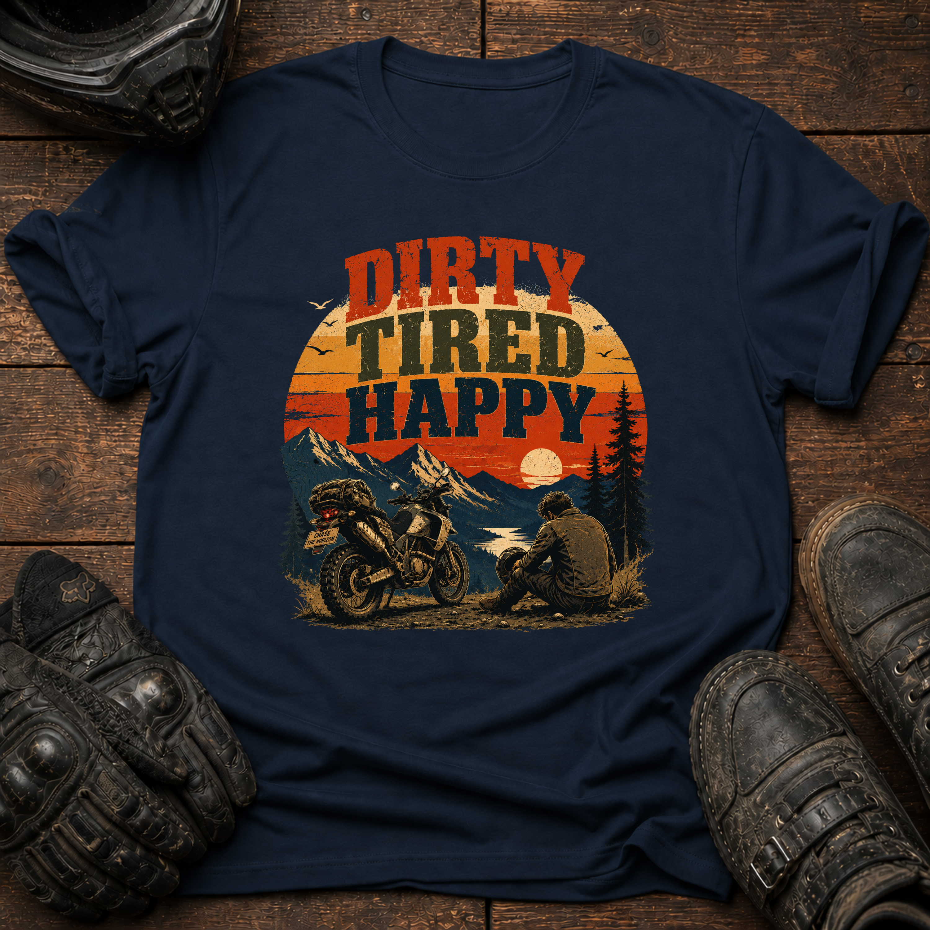 Dirty Tired Happy T-Shirt
