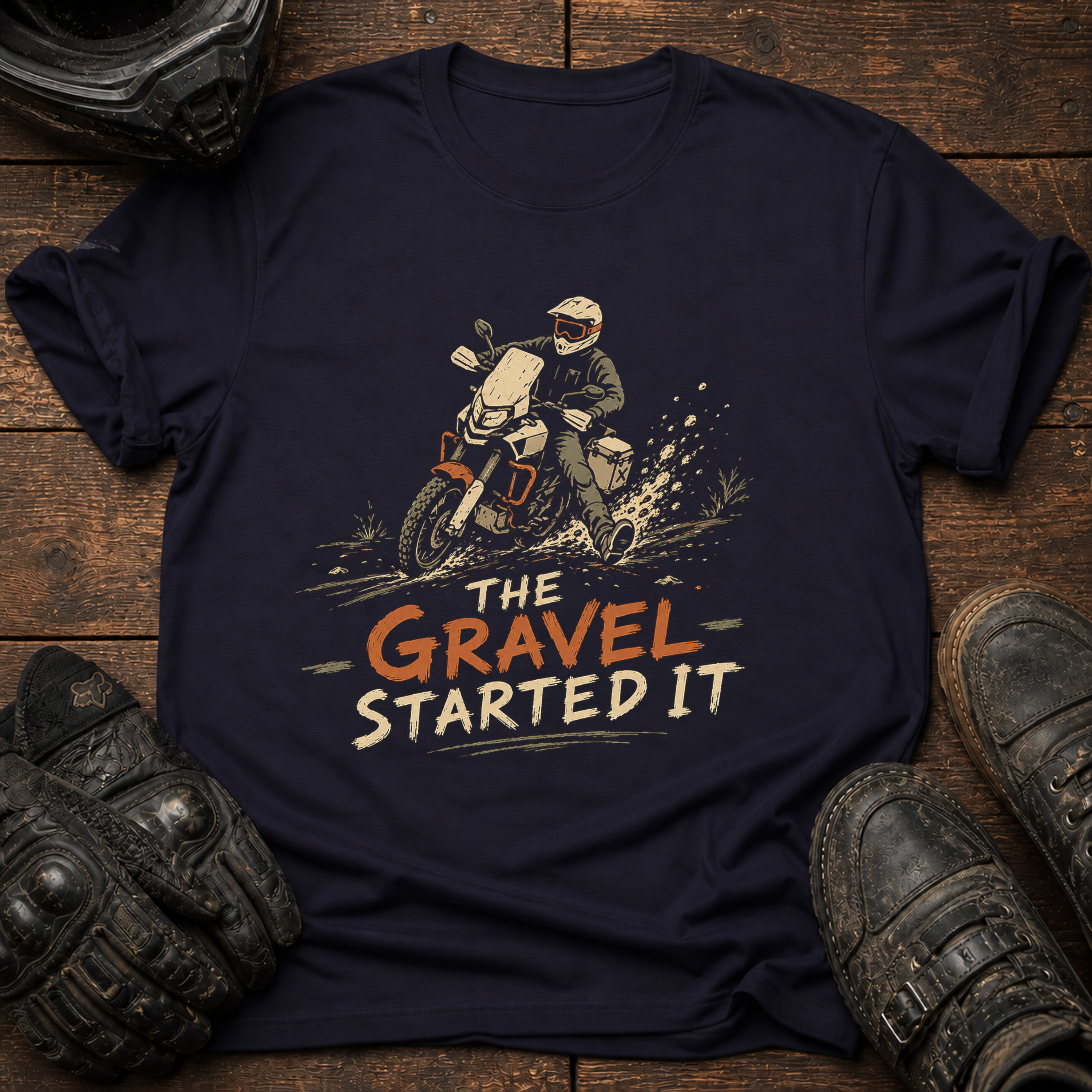 Gravel Started It T-Shirt