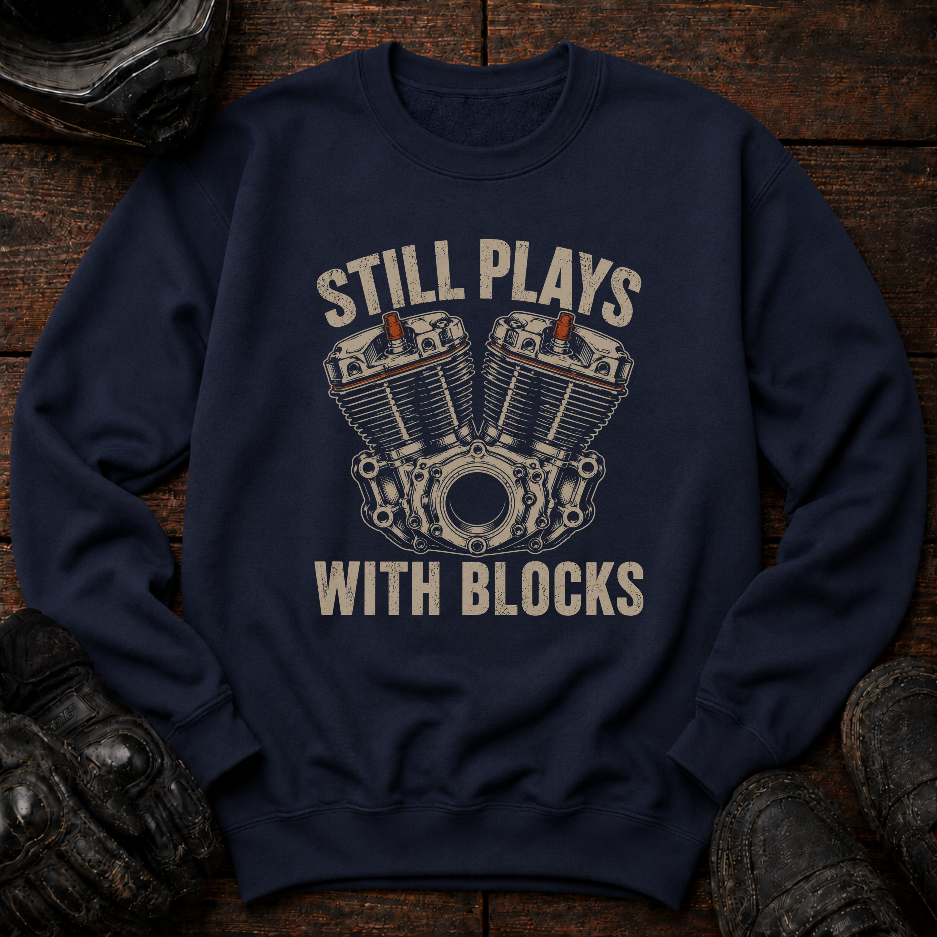 Plays With Blocks Crewneck