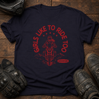 Girls Ride Too T-Shirt