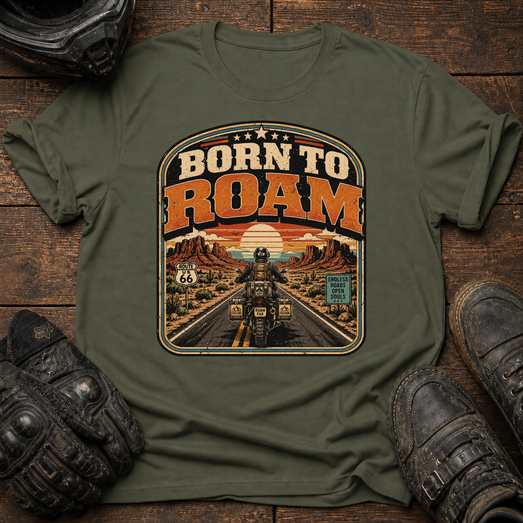Born To Roam, Badge T-Shirt