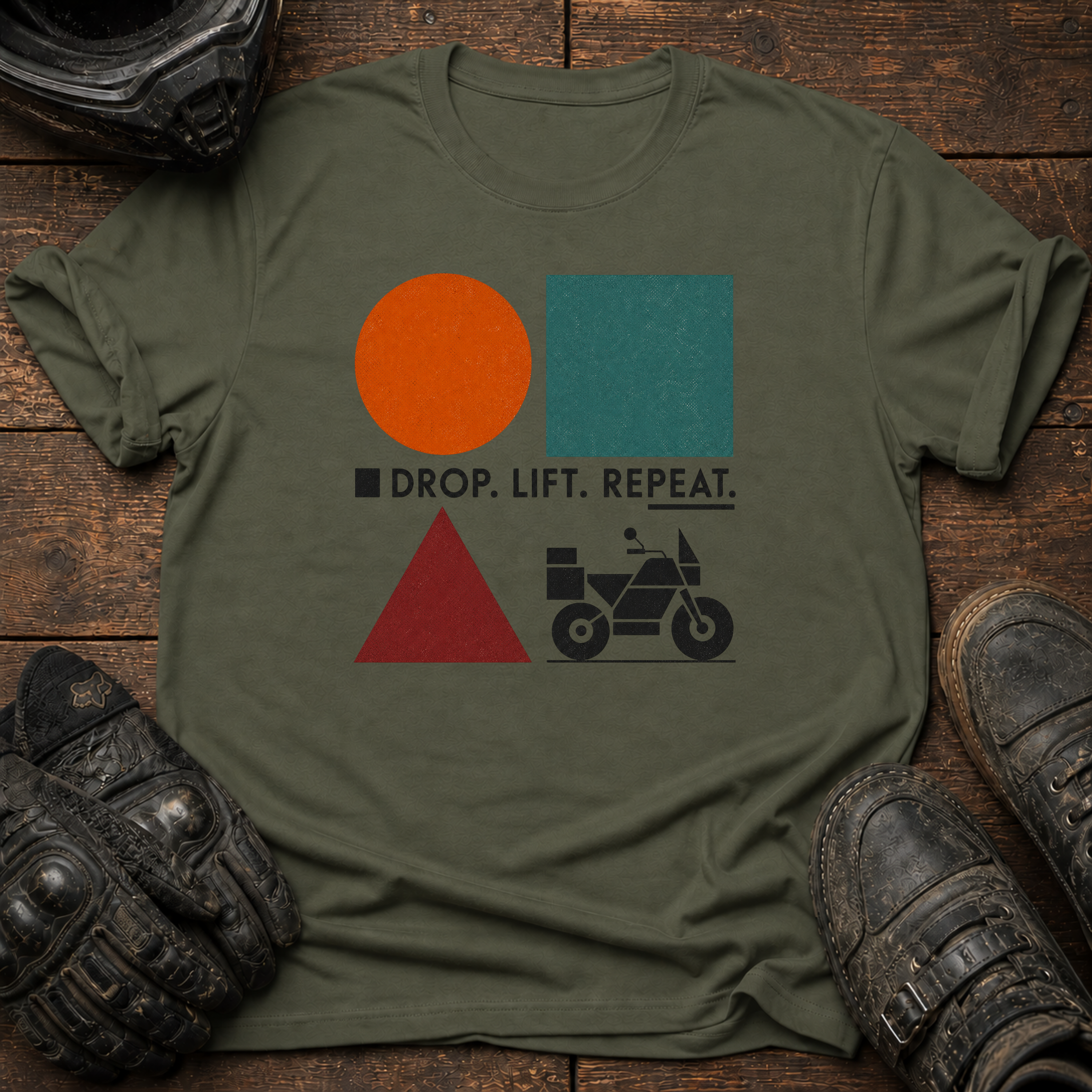 Drop. Lift. Repeat. Geo T-Shirt