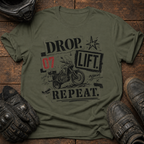 Drop. Lift. Repeat. Vintage Punk T-Shirt