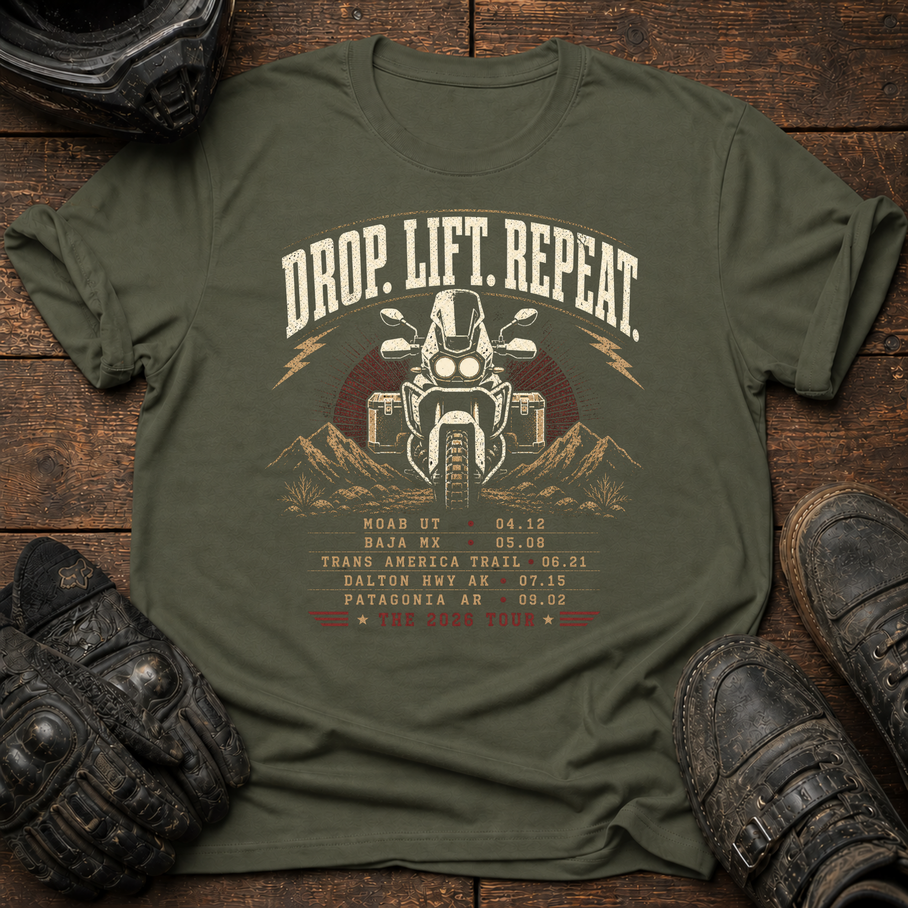 Drop. Lift. Repeat Tour T-Shirt