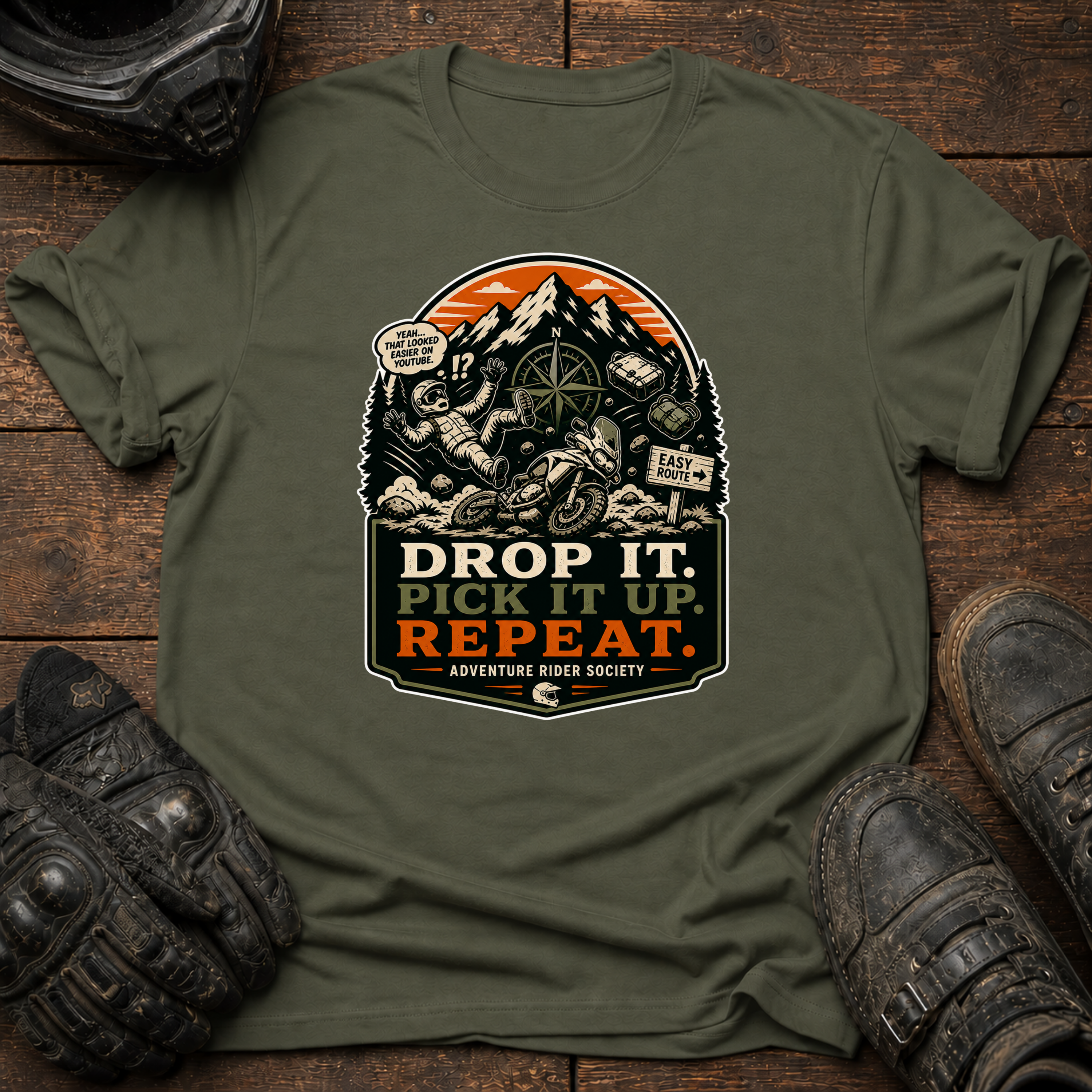 Drop It. Pick It Up. Repeat. T-Shirt