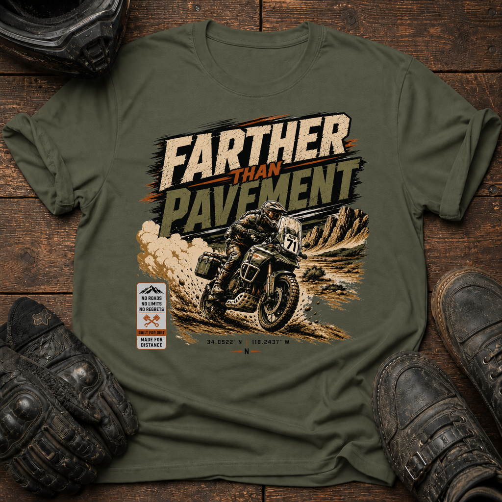 Farther Than Pavement Rally T-Shirt