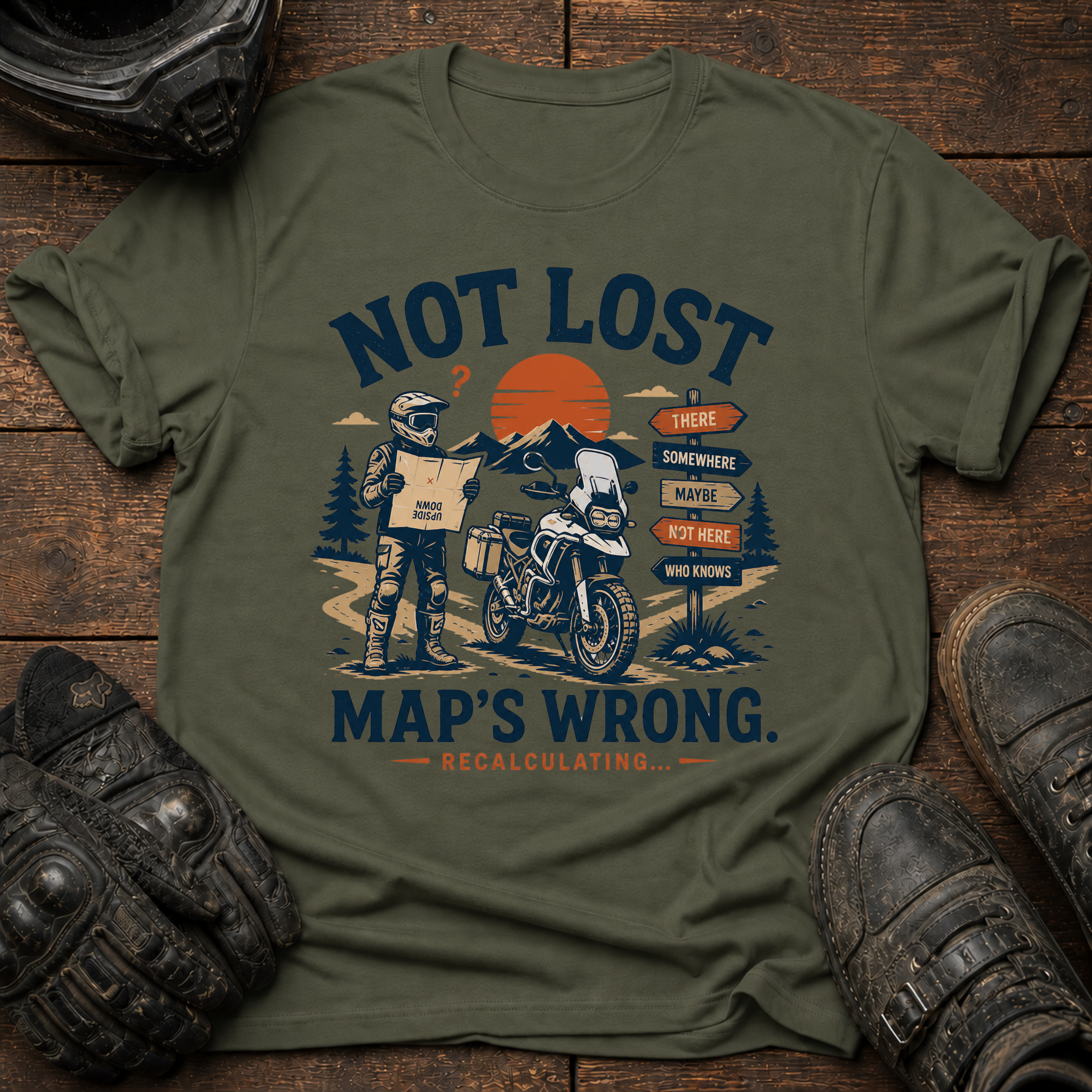 Not Lost, Maps Wrong T-Shirt