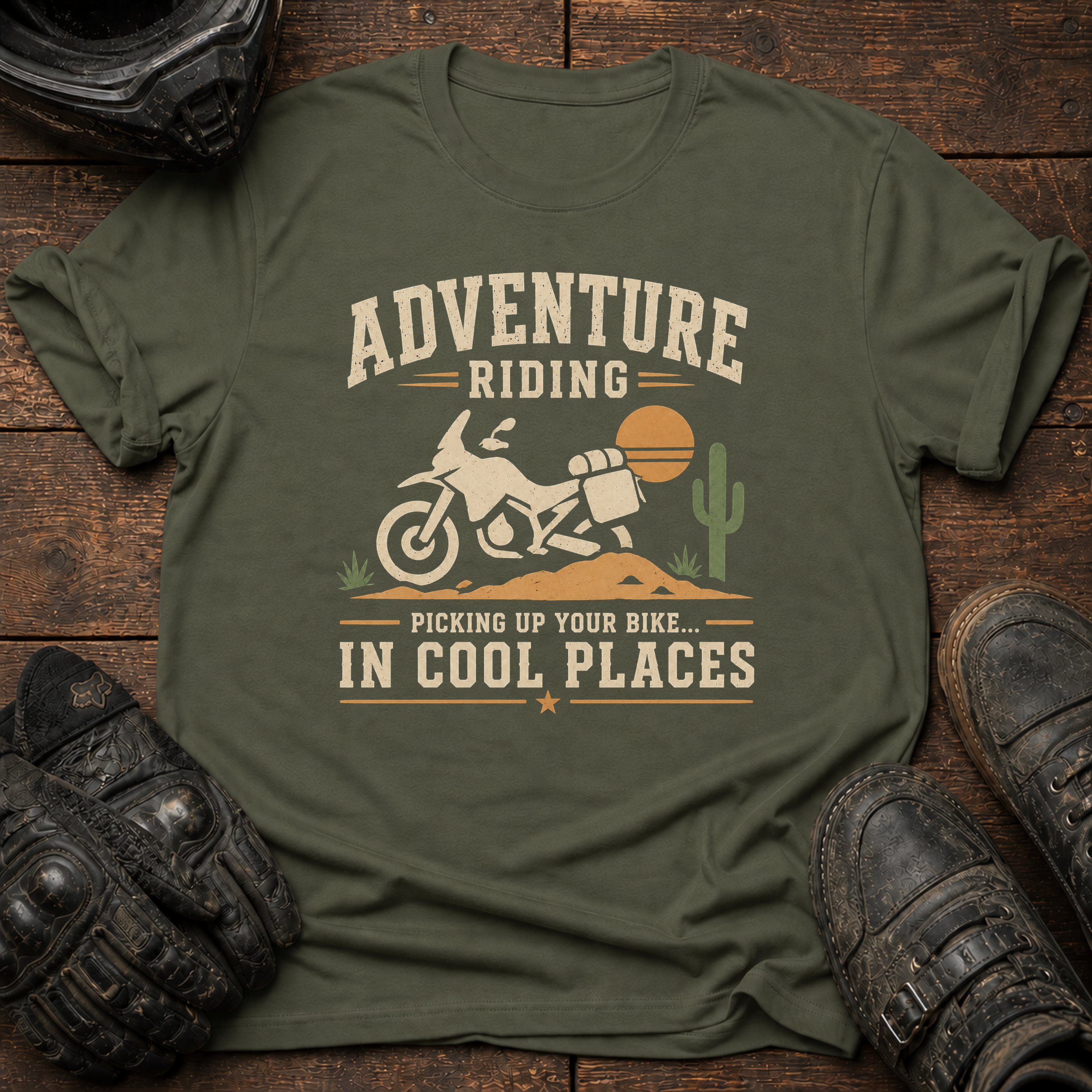 Picking Bike In Cool Places T-Shirt