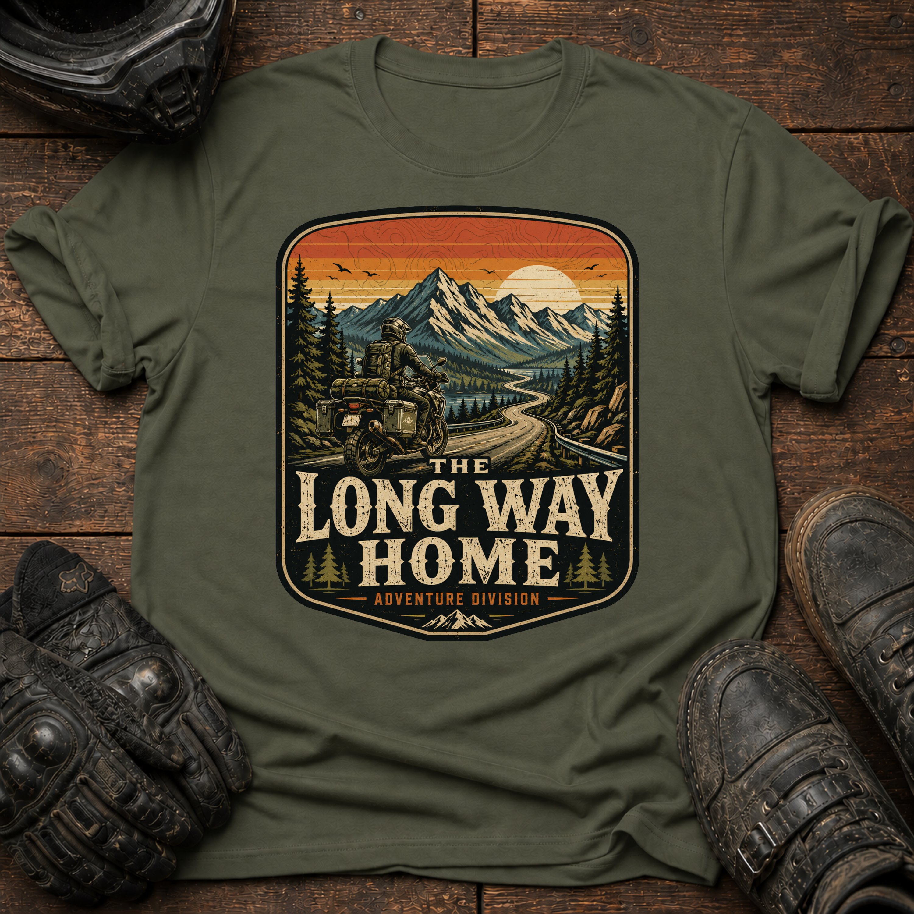 The Long Way Home, Badge T-Shirt