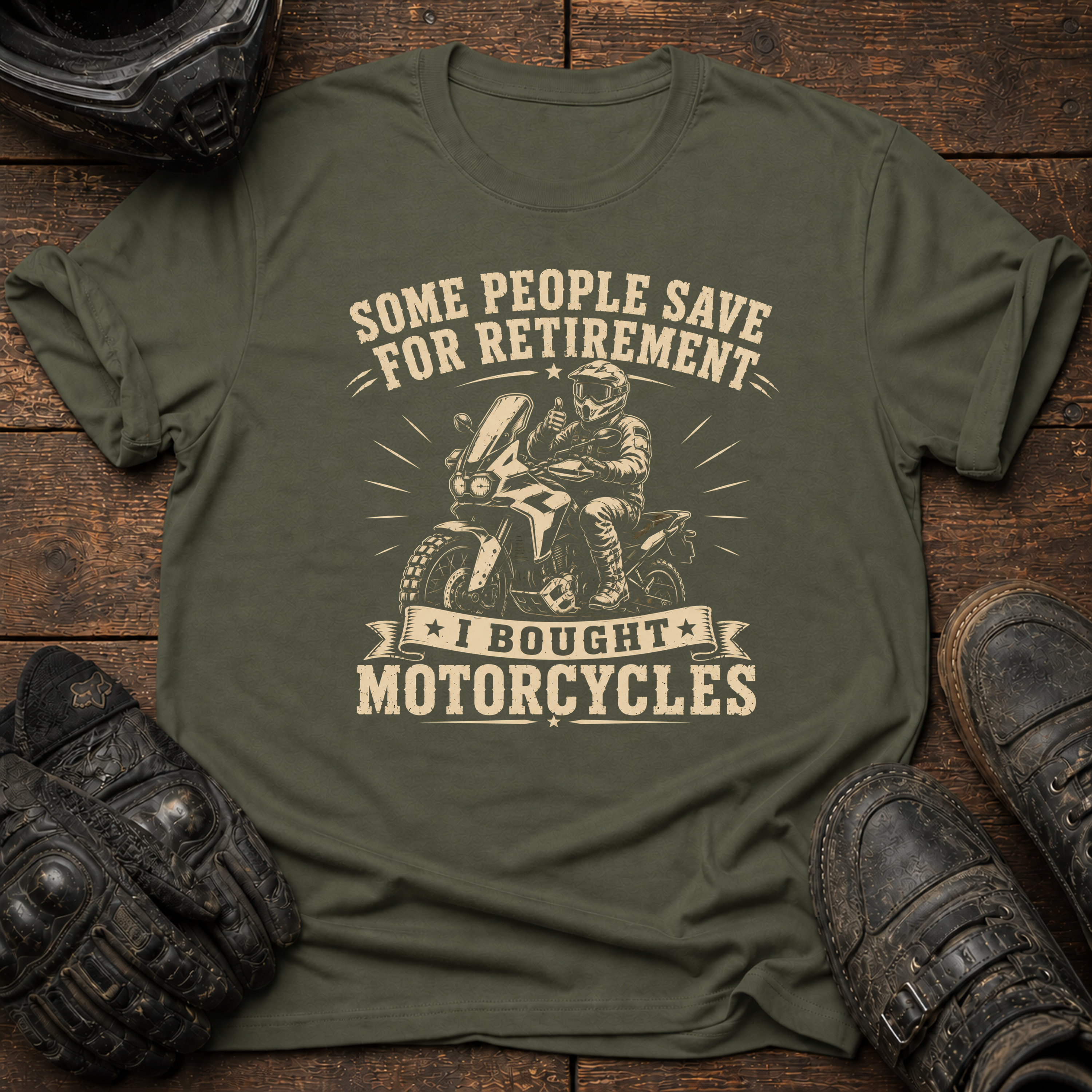 I Bought Motorcycles T-Shirt