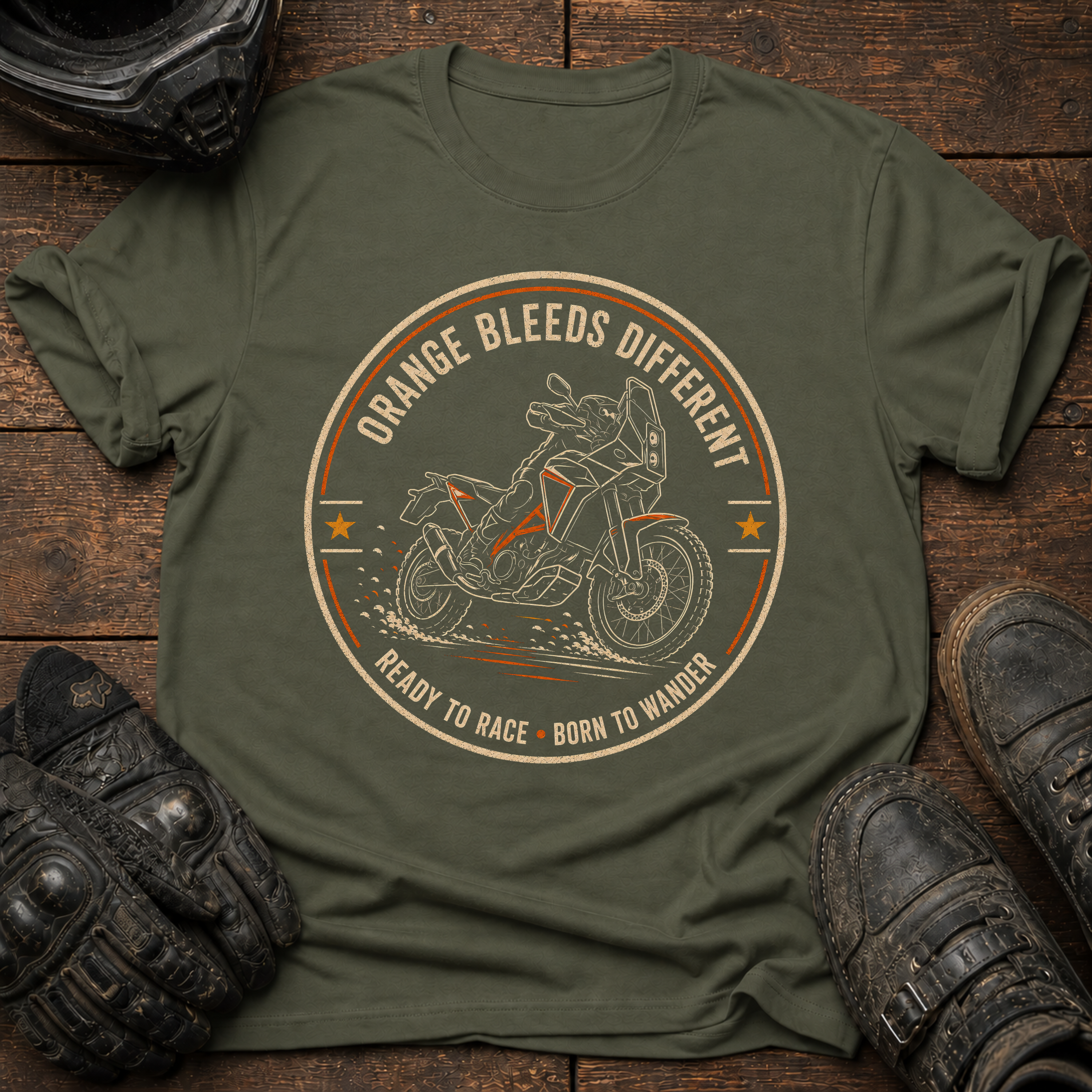 Orange Bleeds Different T-Shirt