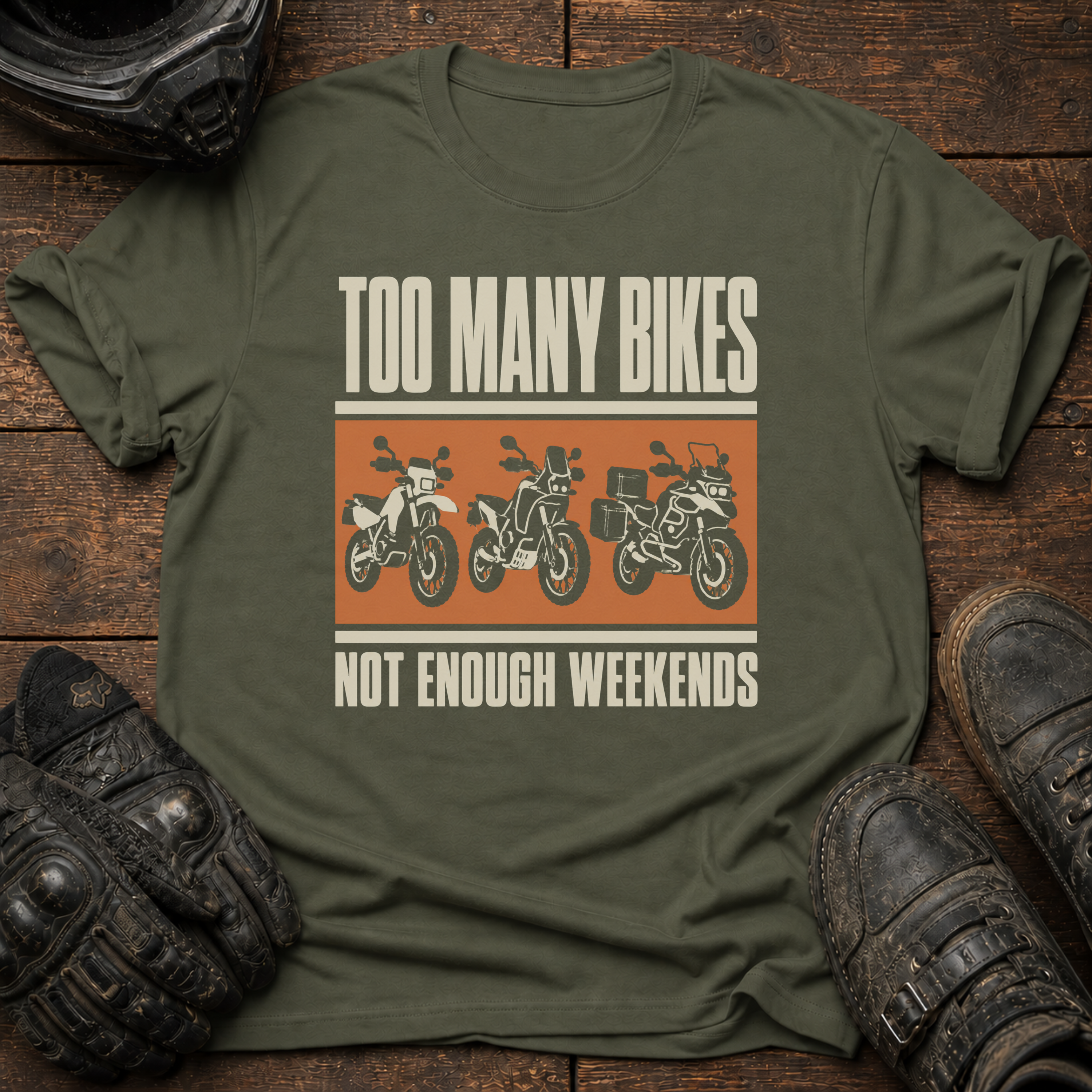 Too Many Bikes T-Shirt