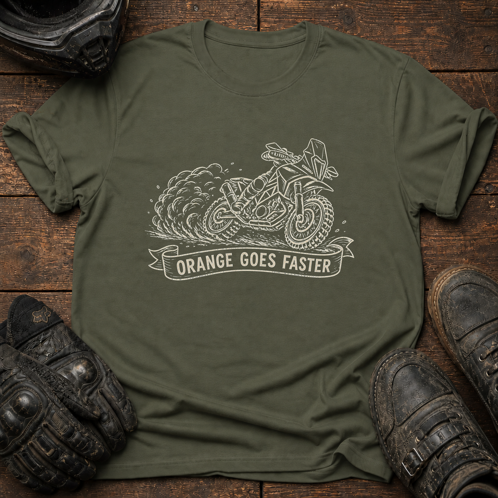 Orange Goes Faster T-Shirt
