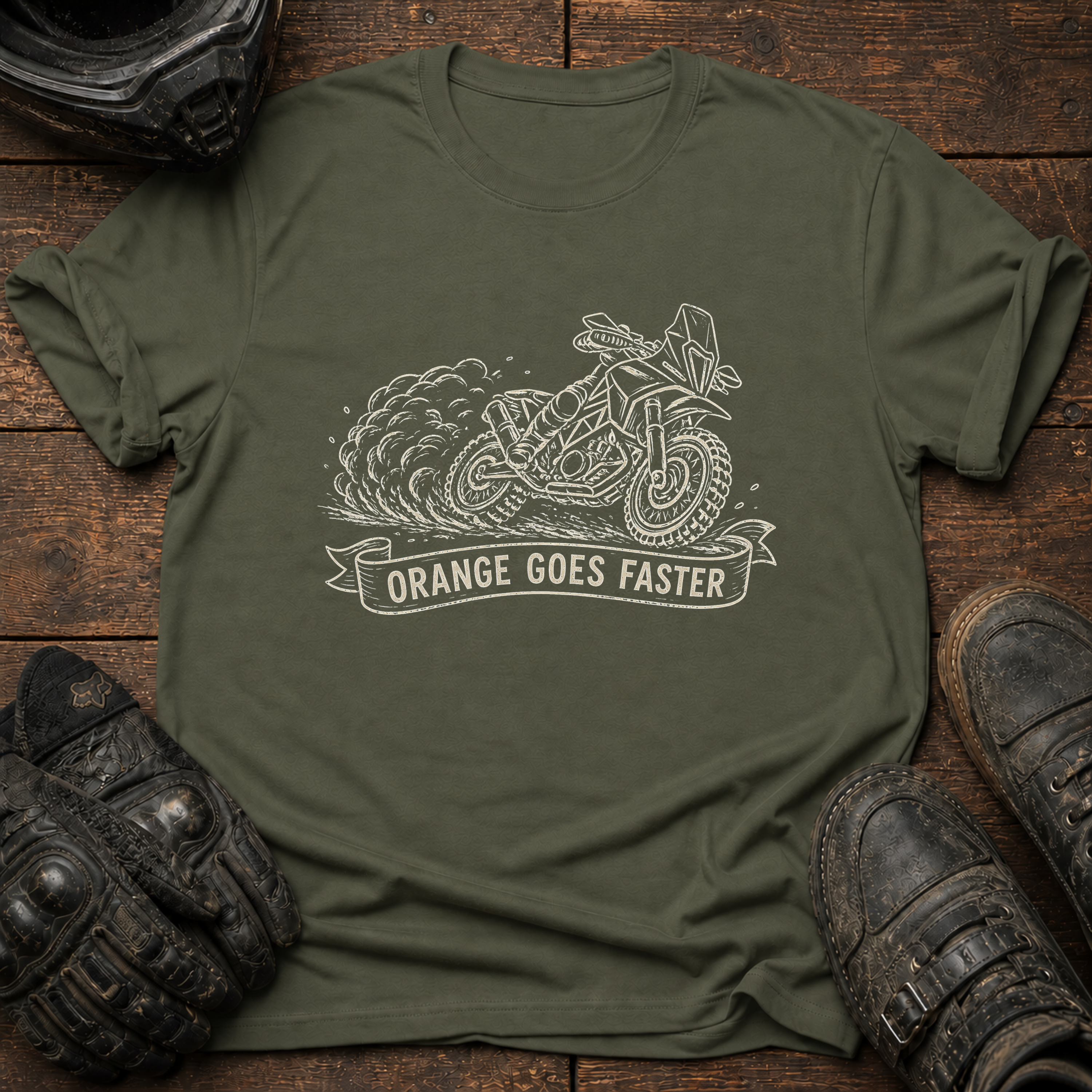 Orange Goes Faster T-Shirt