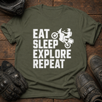 Eat Sleep Explore T-Shirt