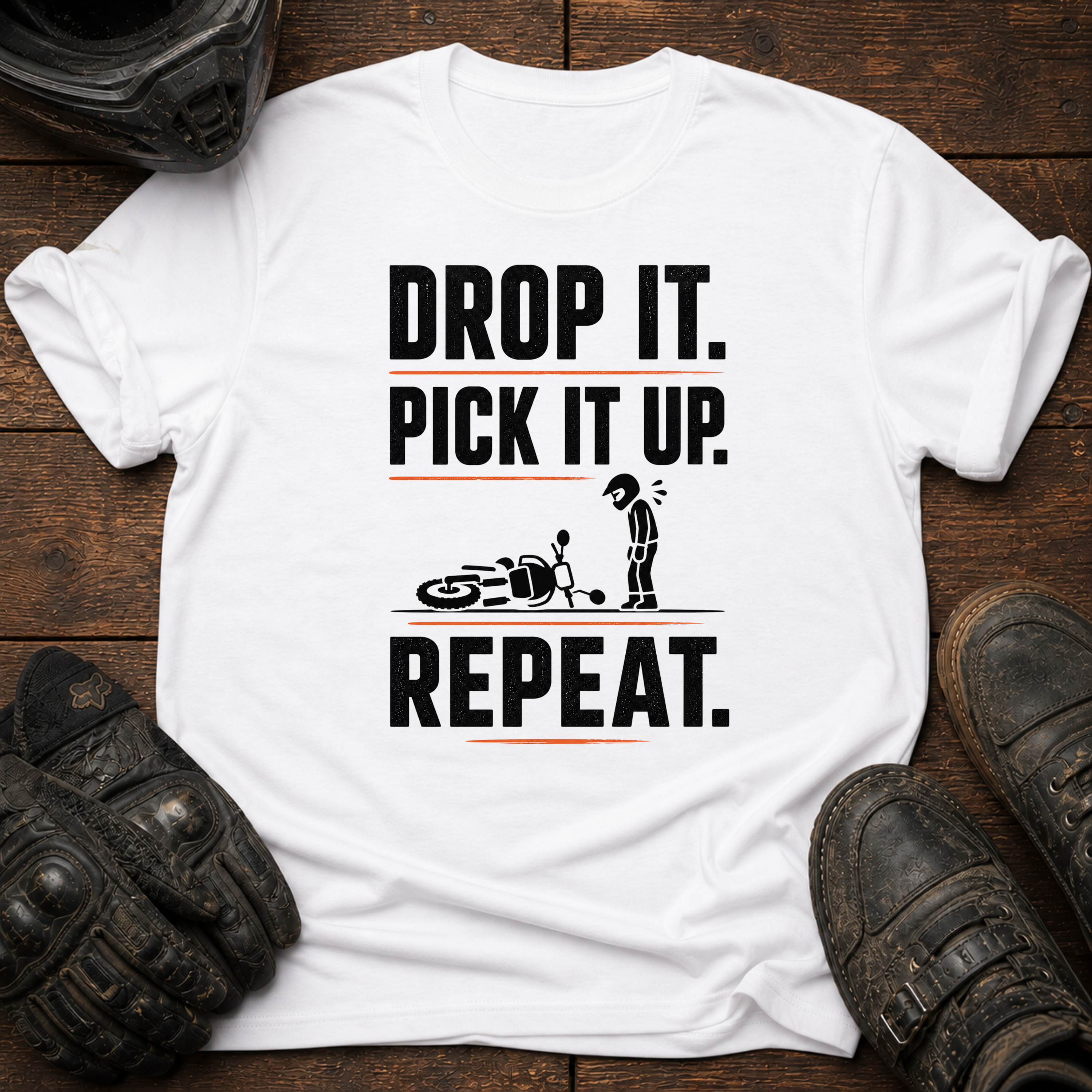 Drop It. Pick It Up. Repeat. T-Shirt