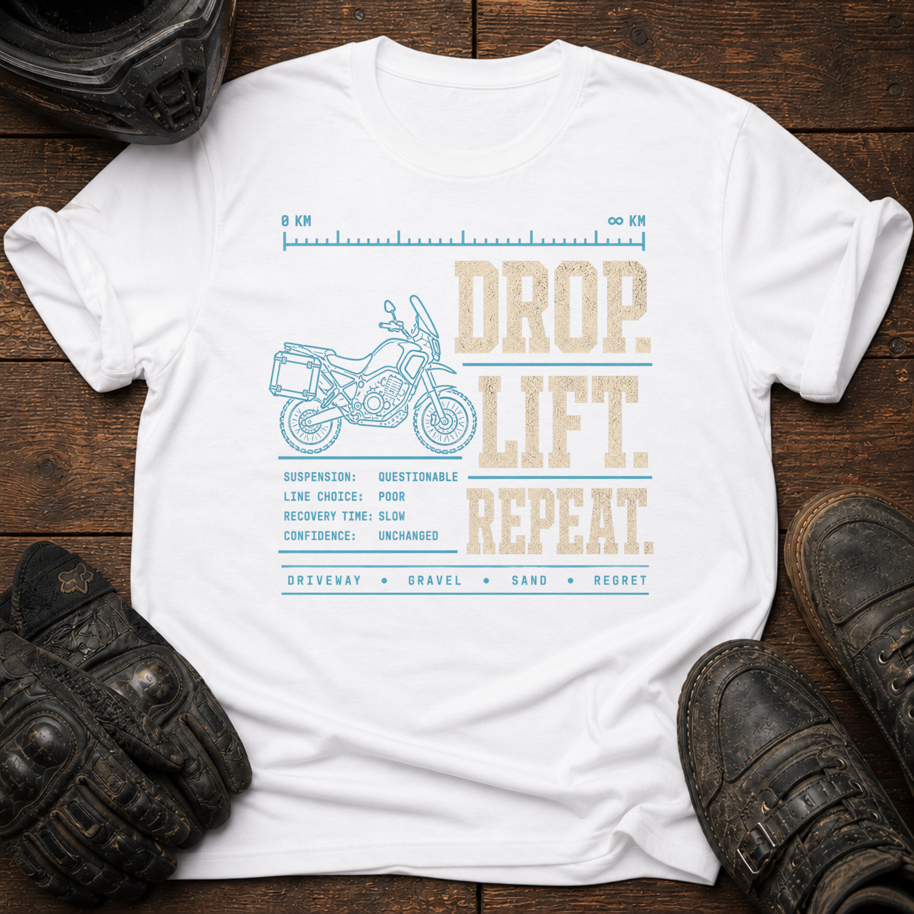 Drop. Lift. Repeat. Blueprint T-Shirt