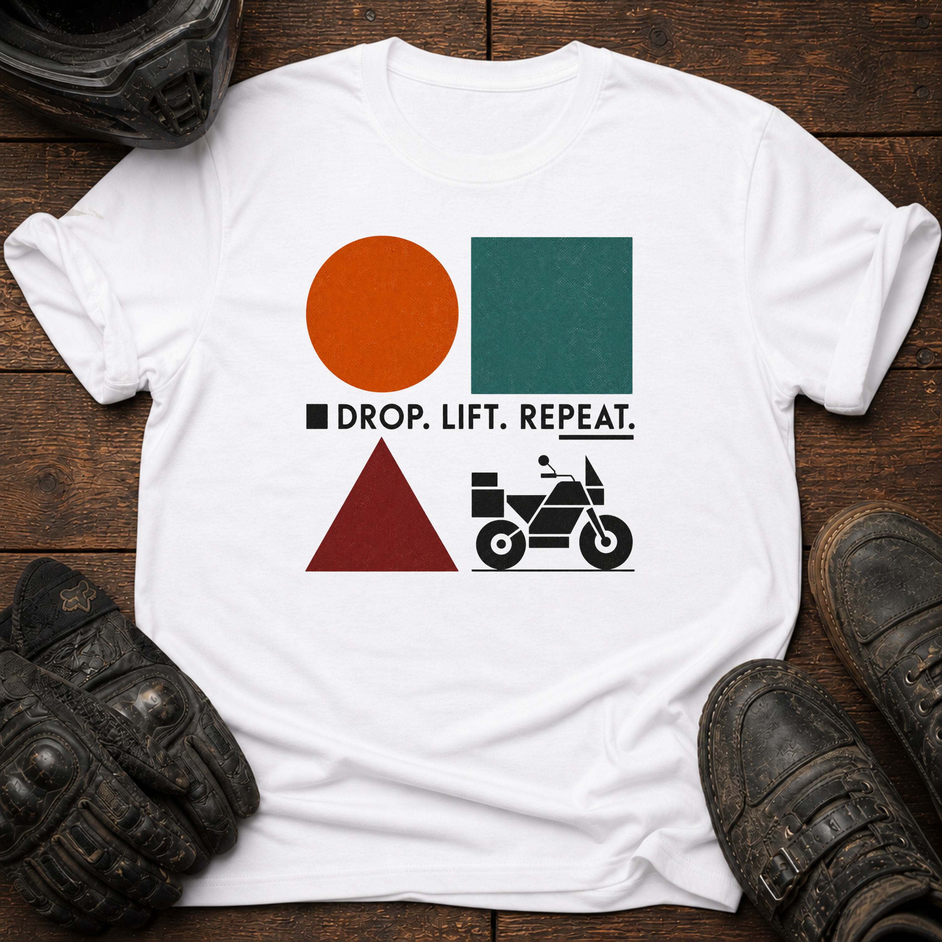 Drop. Lift. Repeat. Geo T-Shirt
