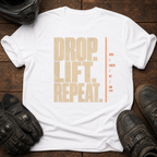 Drop. Lift. Repeat Bold T-Shirt