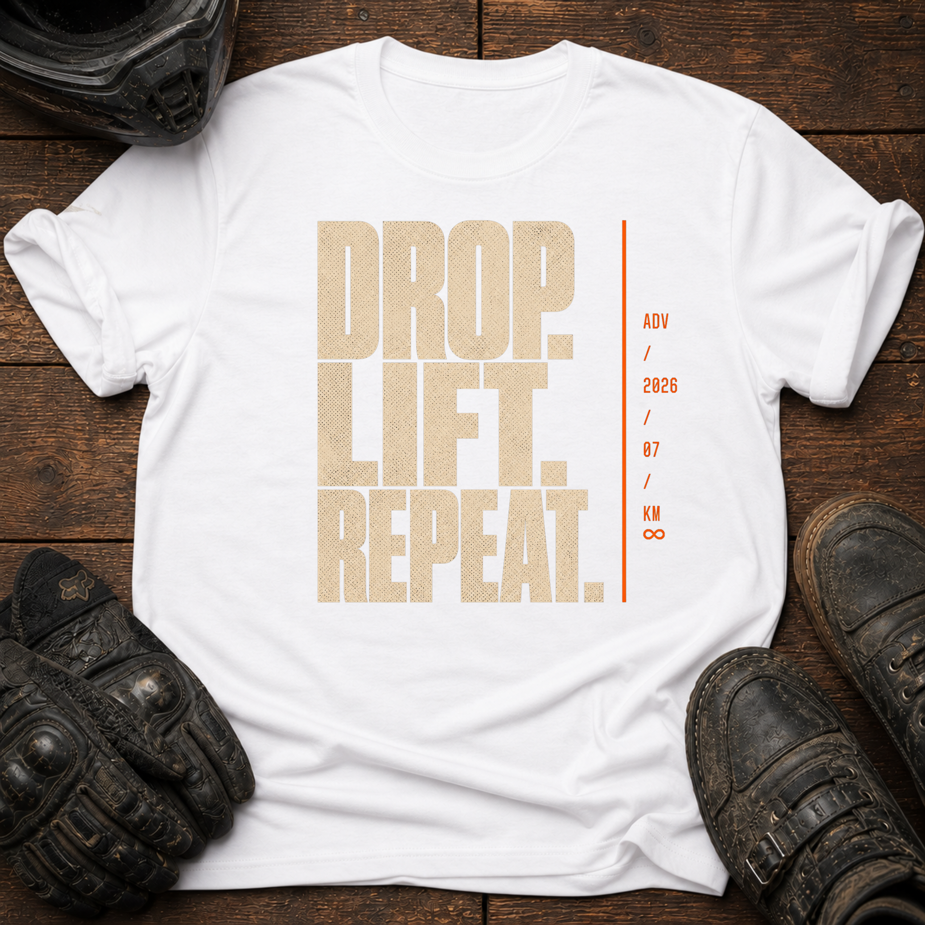 Drop. Lift. Repeat Bold T-Shirt