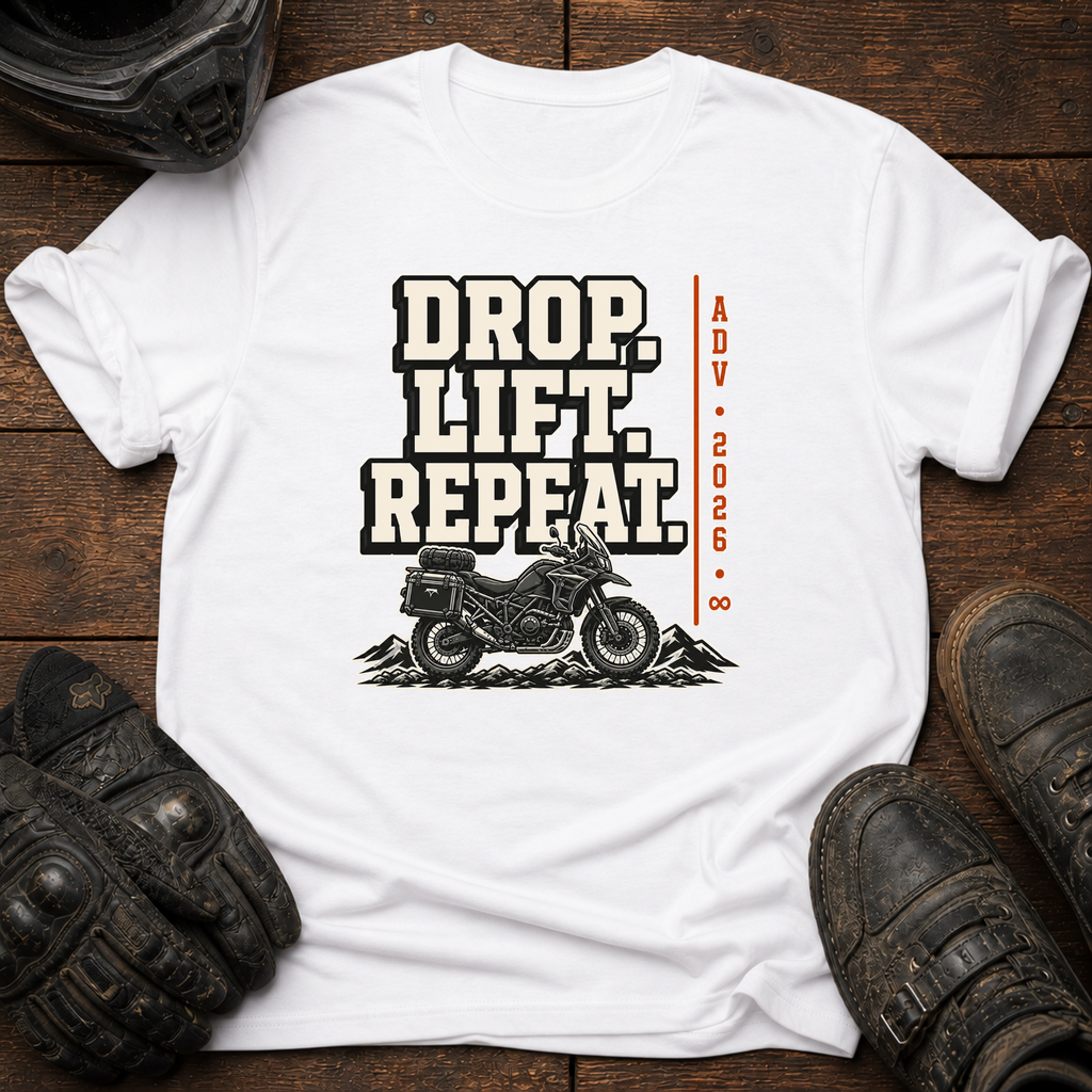 Drop. Lift. Repeat Bold T-Shirt