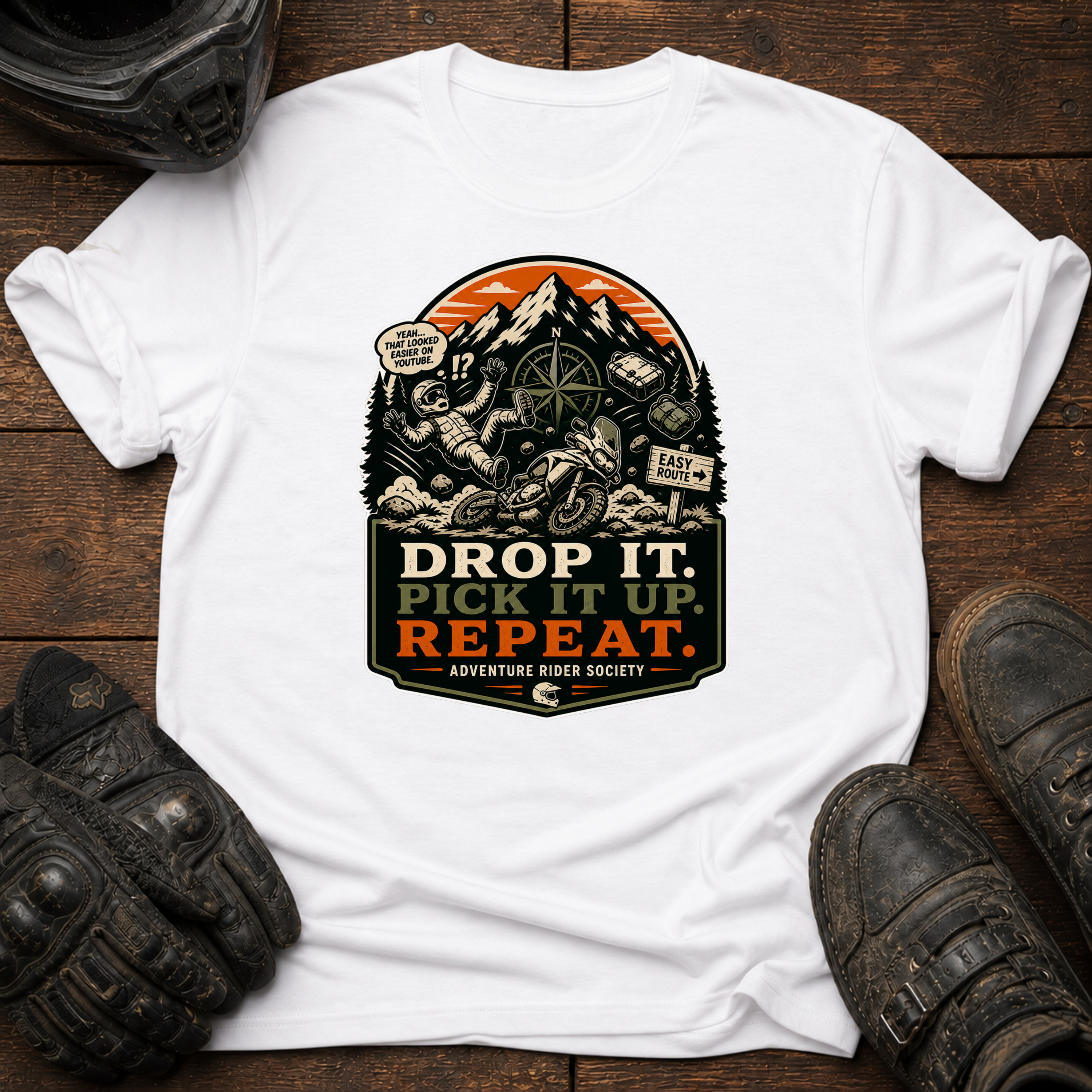 Drop It. Pick It Up. Repeat. T-Shirt