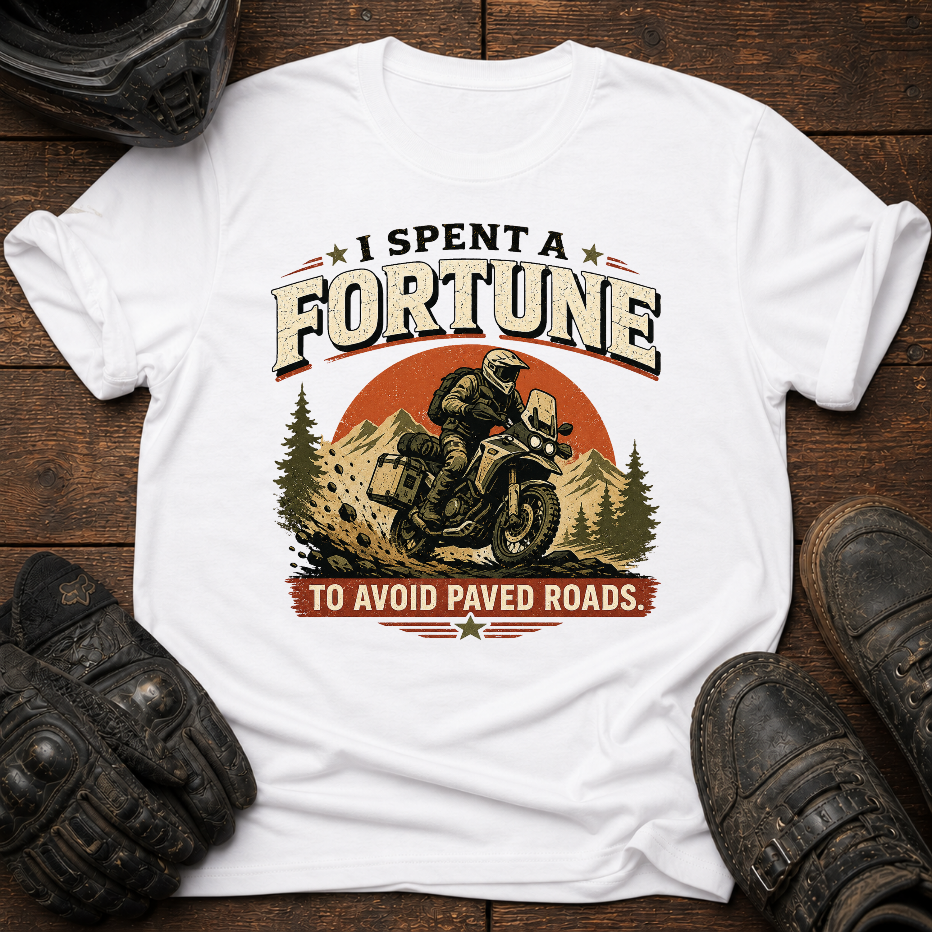 I Avoid Paved Roads T-Shirt