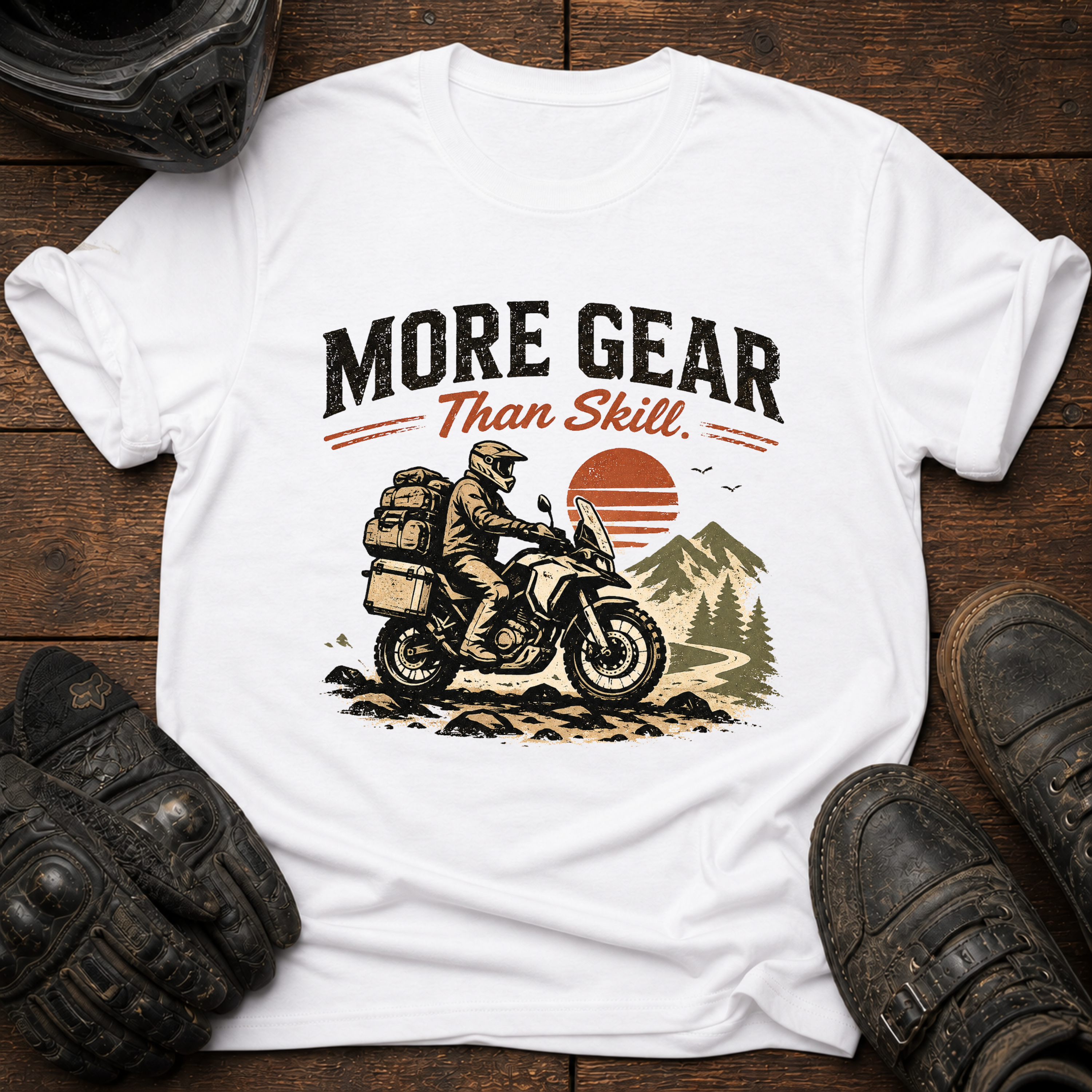 More Gear Than Skill, Retro T-Shirt